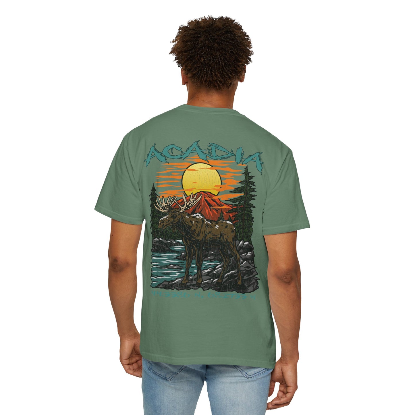 Acadia National Park Coordinates T-Shirt
