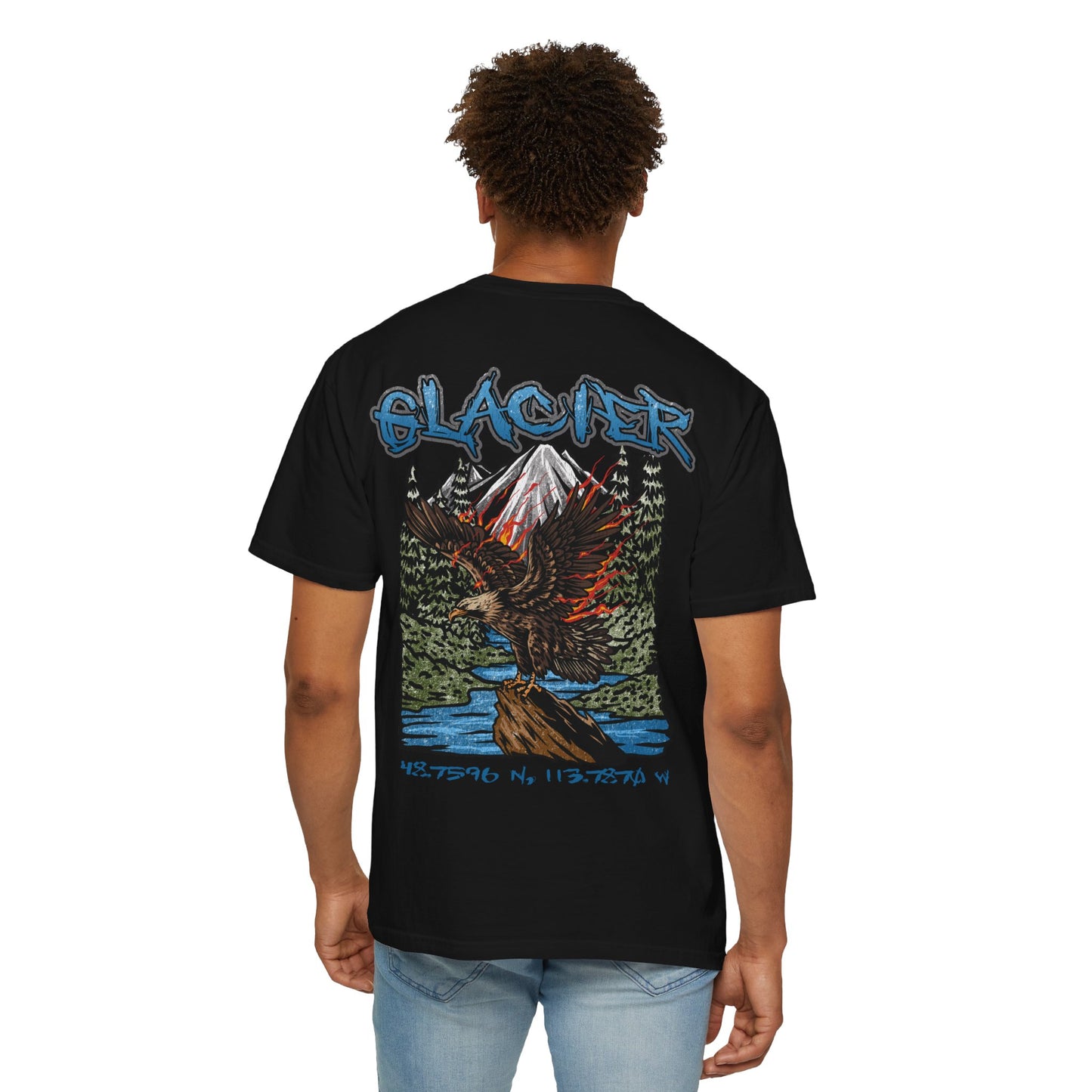 Glacier National Park Tee Coordinates