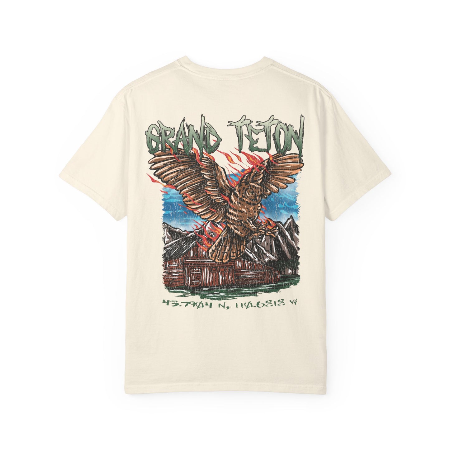 Grand Teton National Park Coordinates T-Shirt