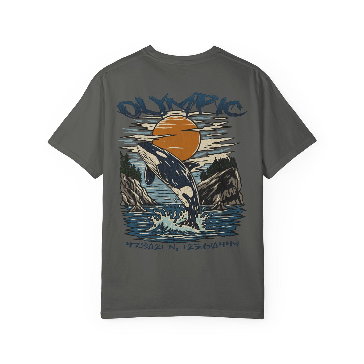 Olympic National Park Coordinates T-Shirt