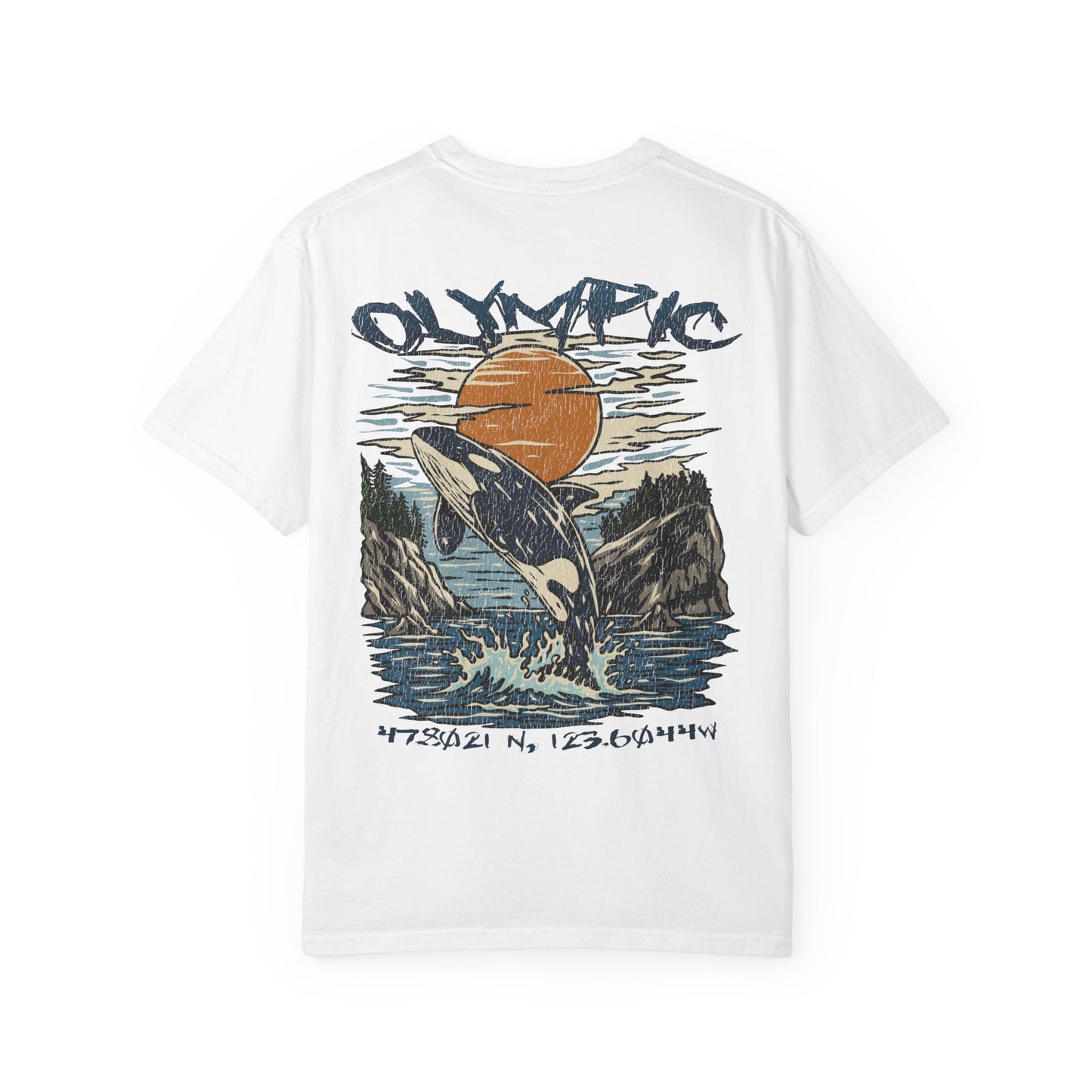 Olympic National Park Coordinates T-Shirt