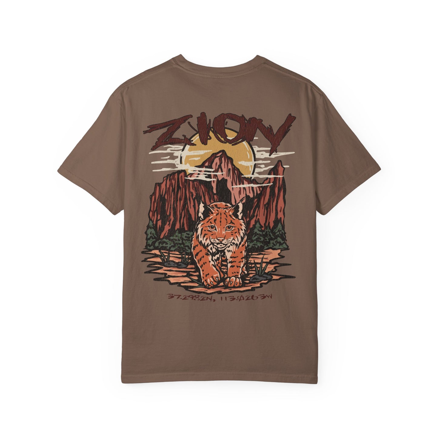 Zion National Park Coordinates T-Shirt