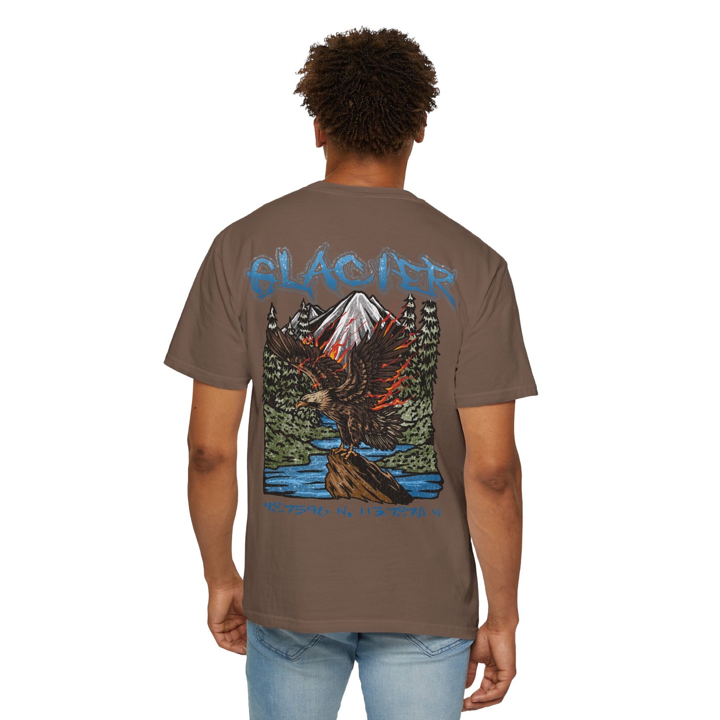 Glacier National Park Tee Coordinates