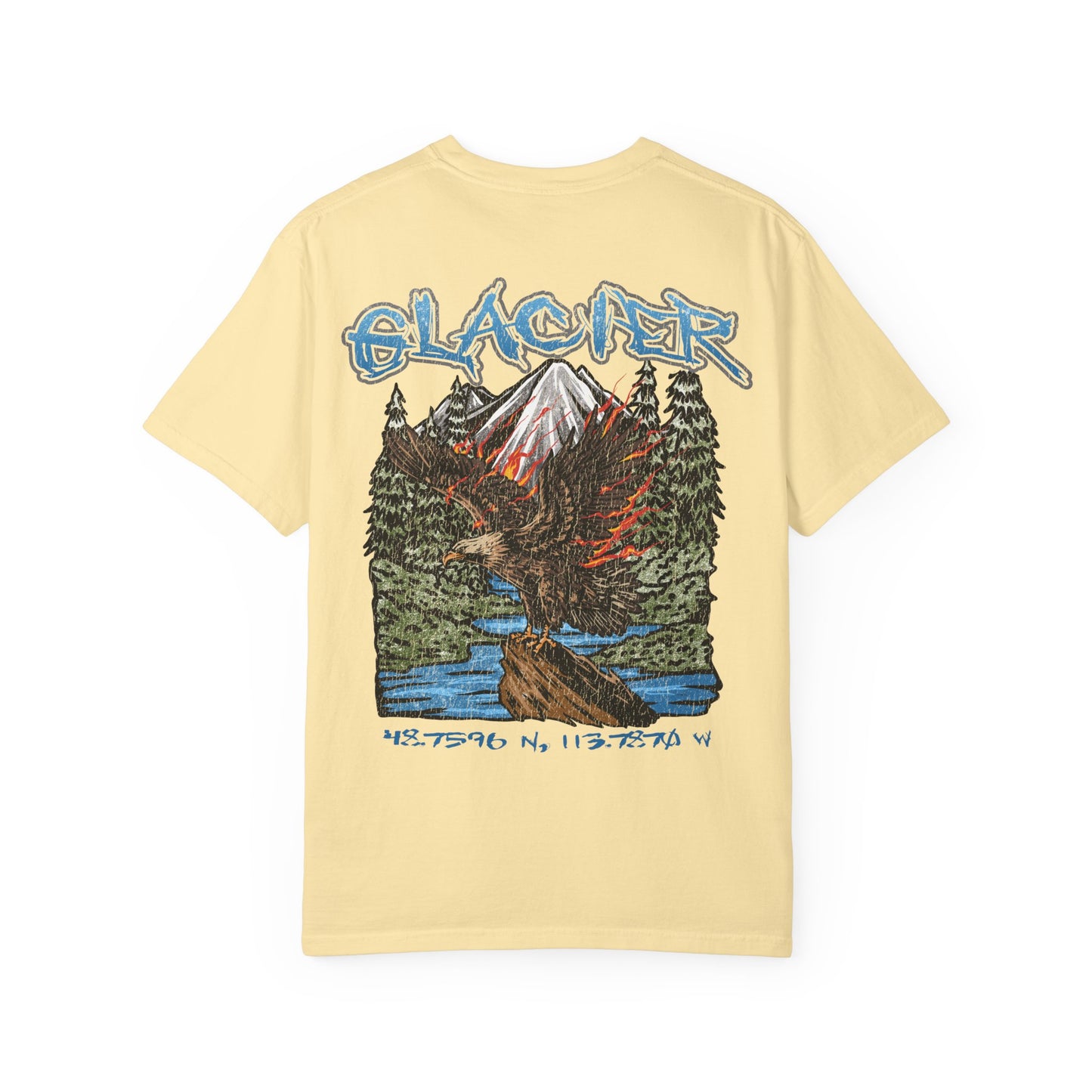 Glacier National Park Tee Coordinates