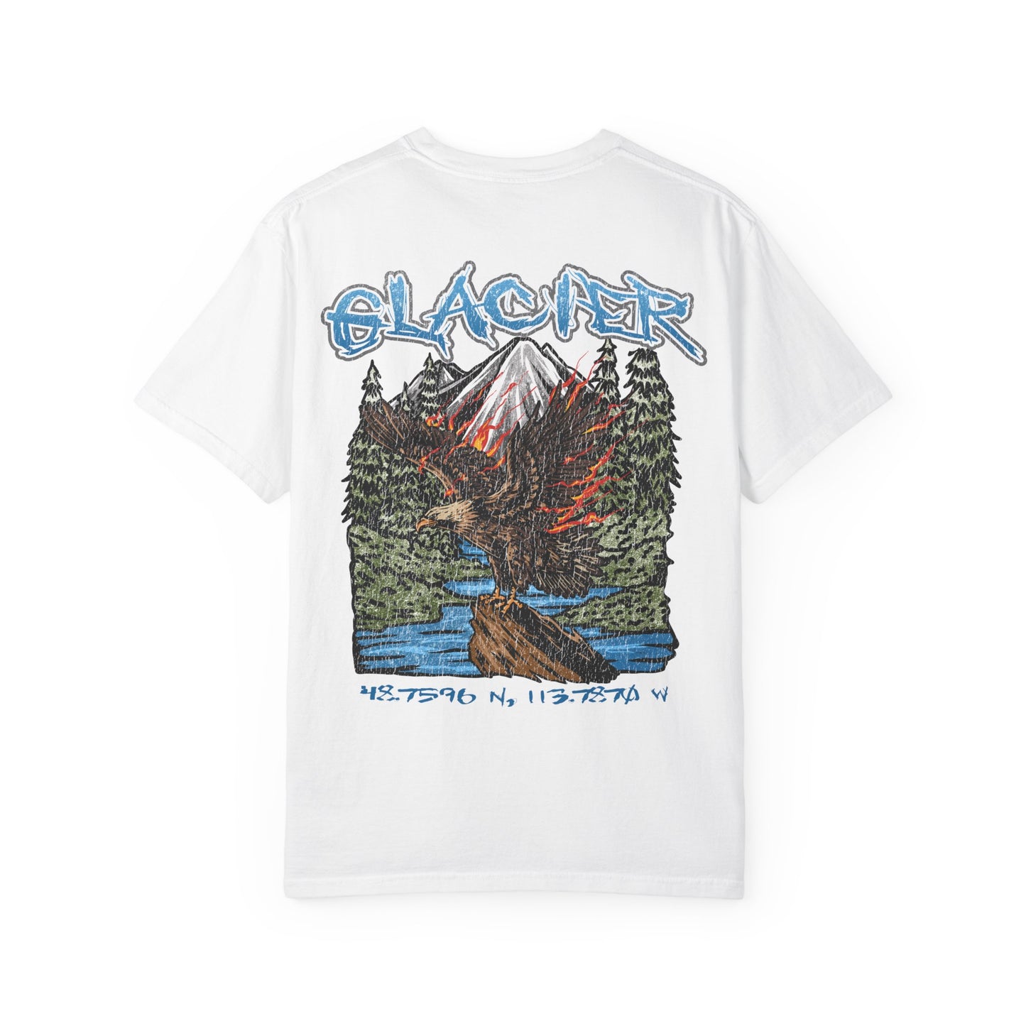 Glacier National Park Tee Coordinates