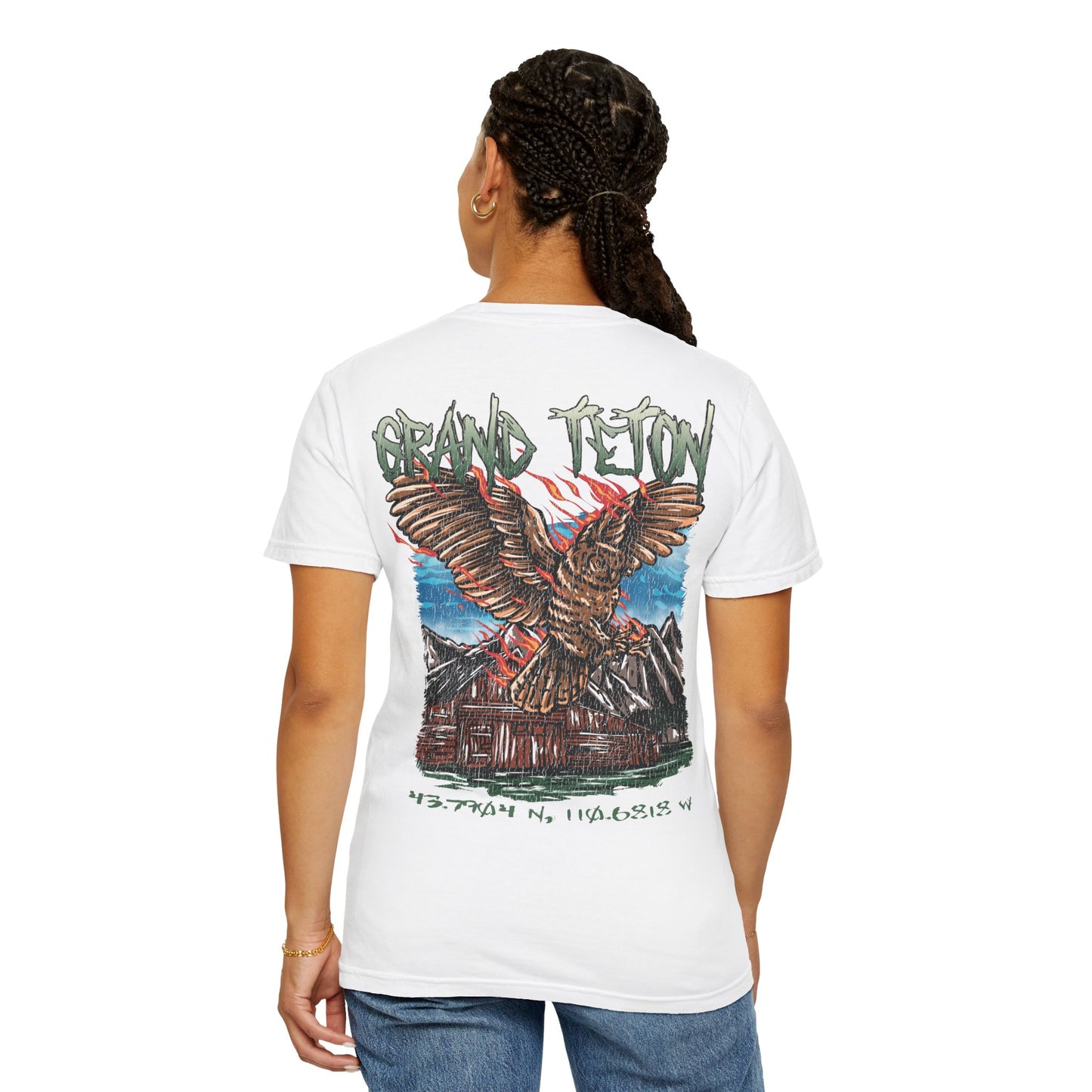 Grand Teton National Park Coordinates T-Shirt