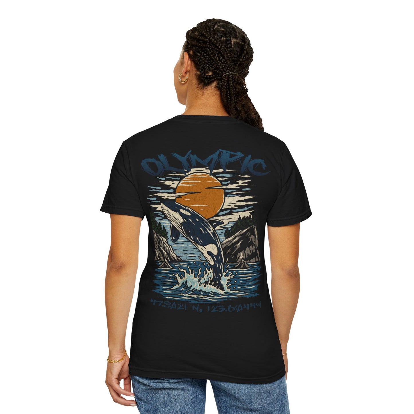 Olympic National Park Coordinates T-Shirt