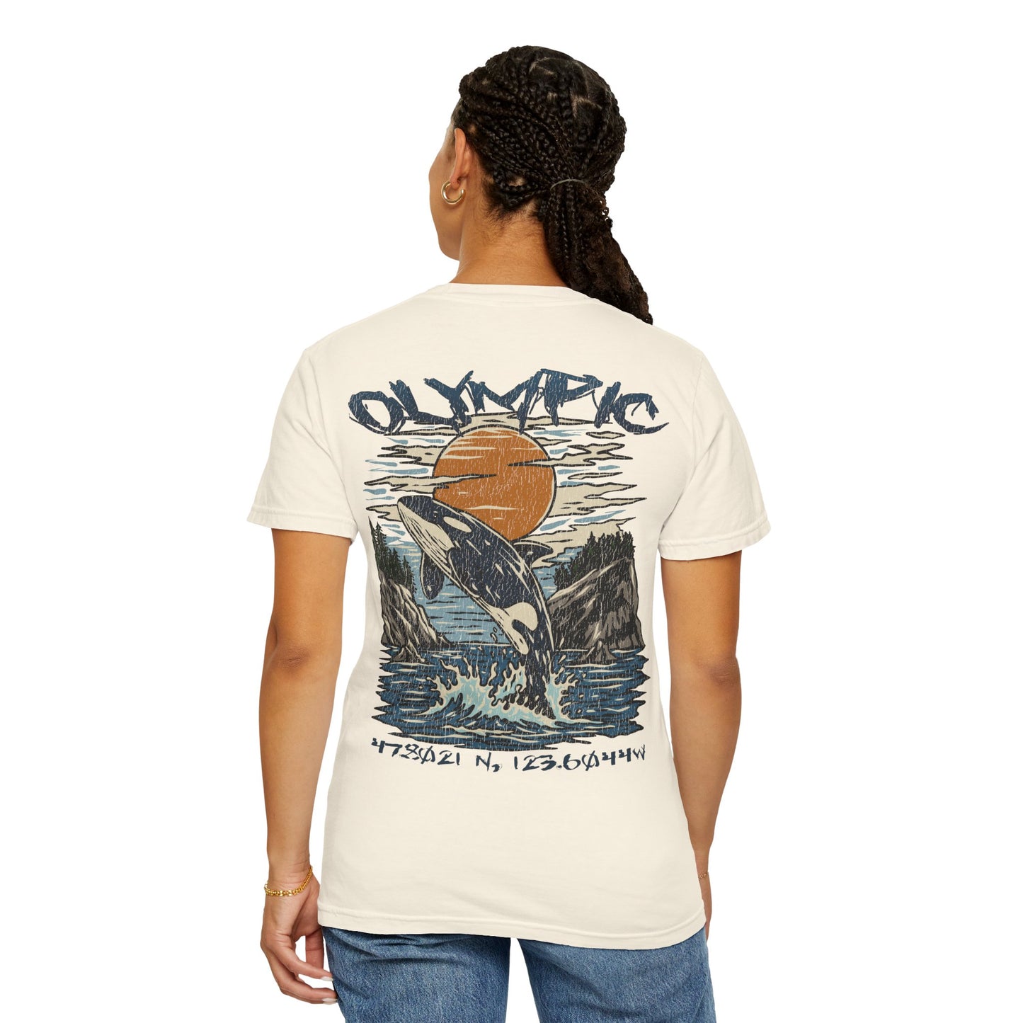 Olympic National Park Coordinates T-Shirt