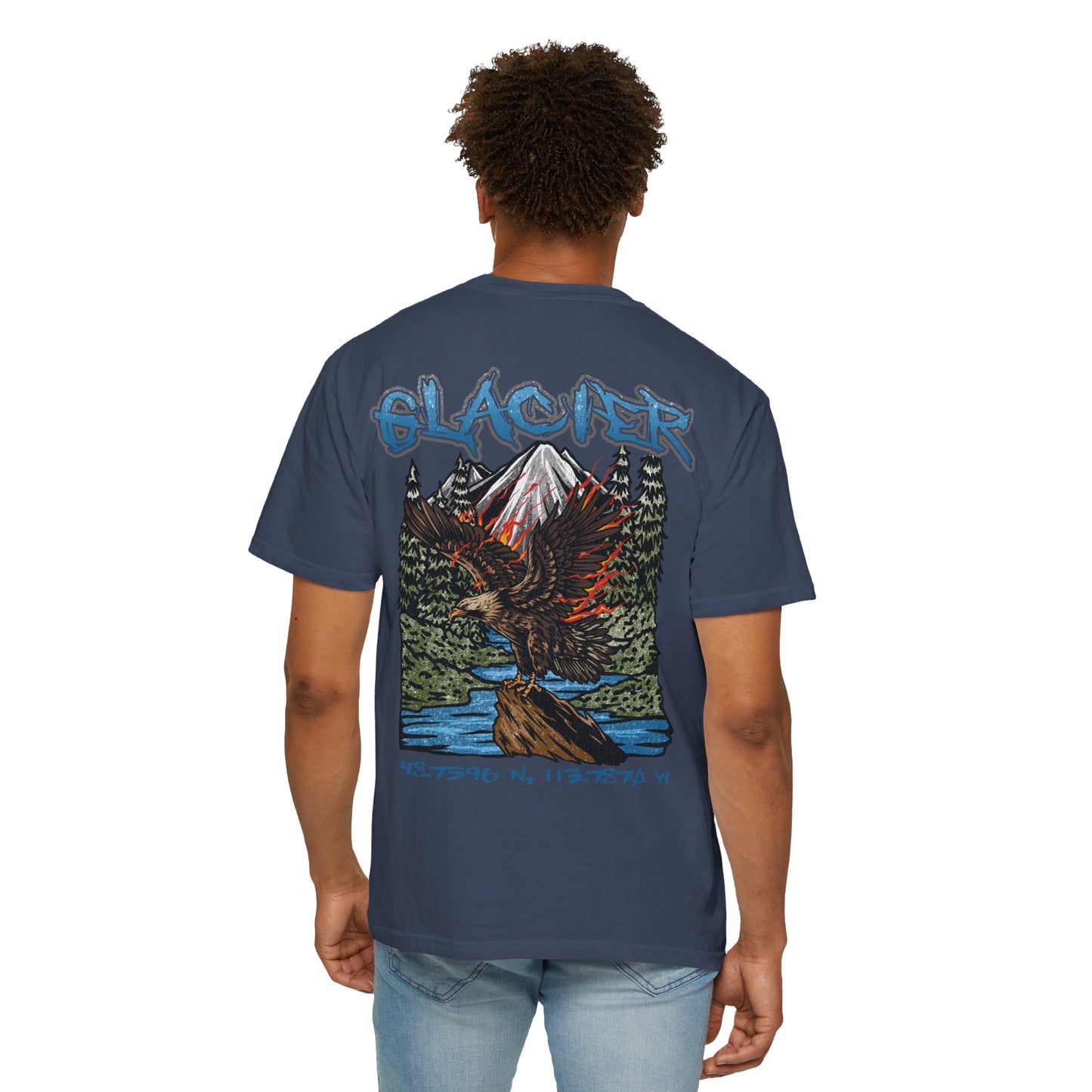 Glacier National Park Tee Coordinates