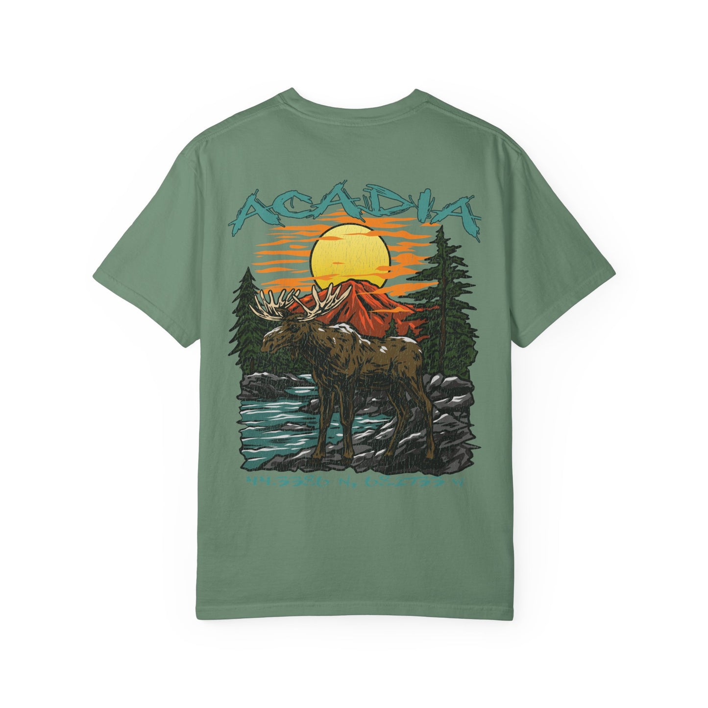 Acadia National Park Coordinates T-Shirt