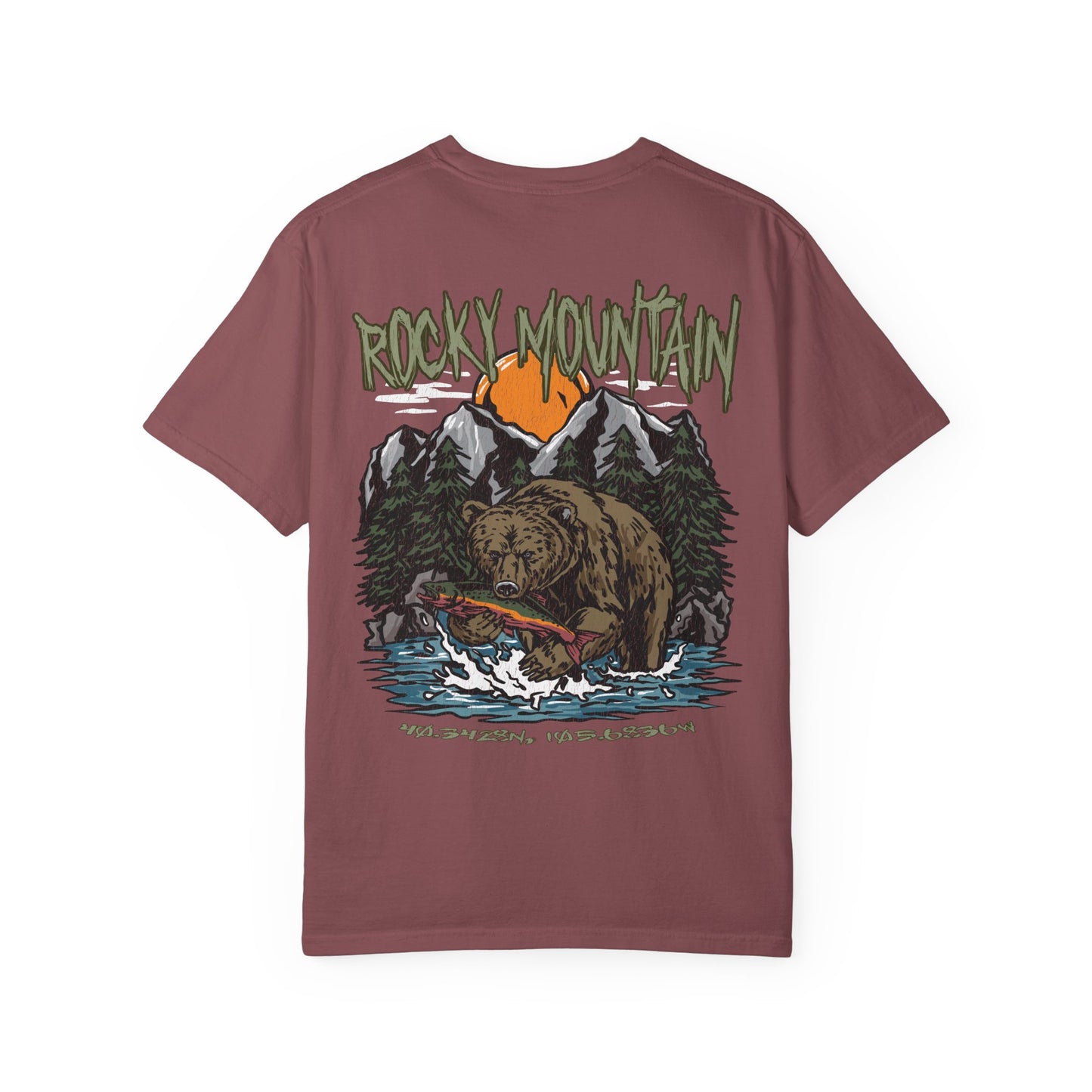 Rocky Mountain National Park Coordinates T-Shirt