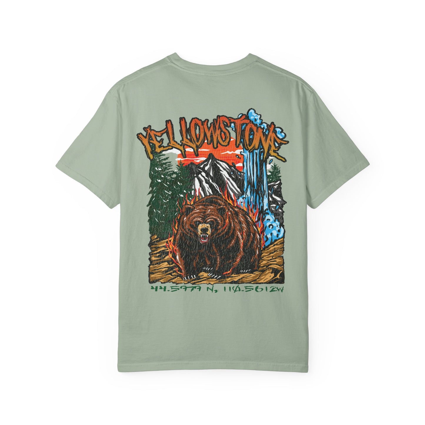 Yellowstone National Park Coordinates T-Shirt
