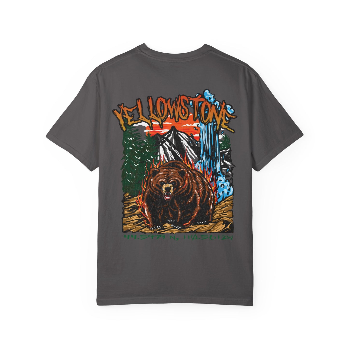 Yellowstone National Park Tee Coordinates