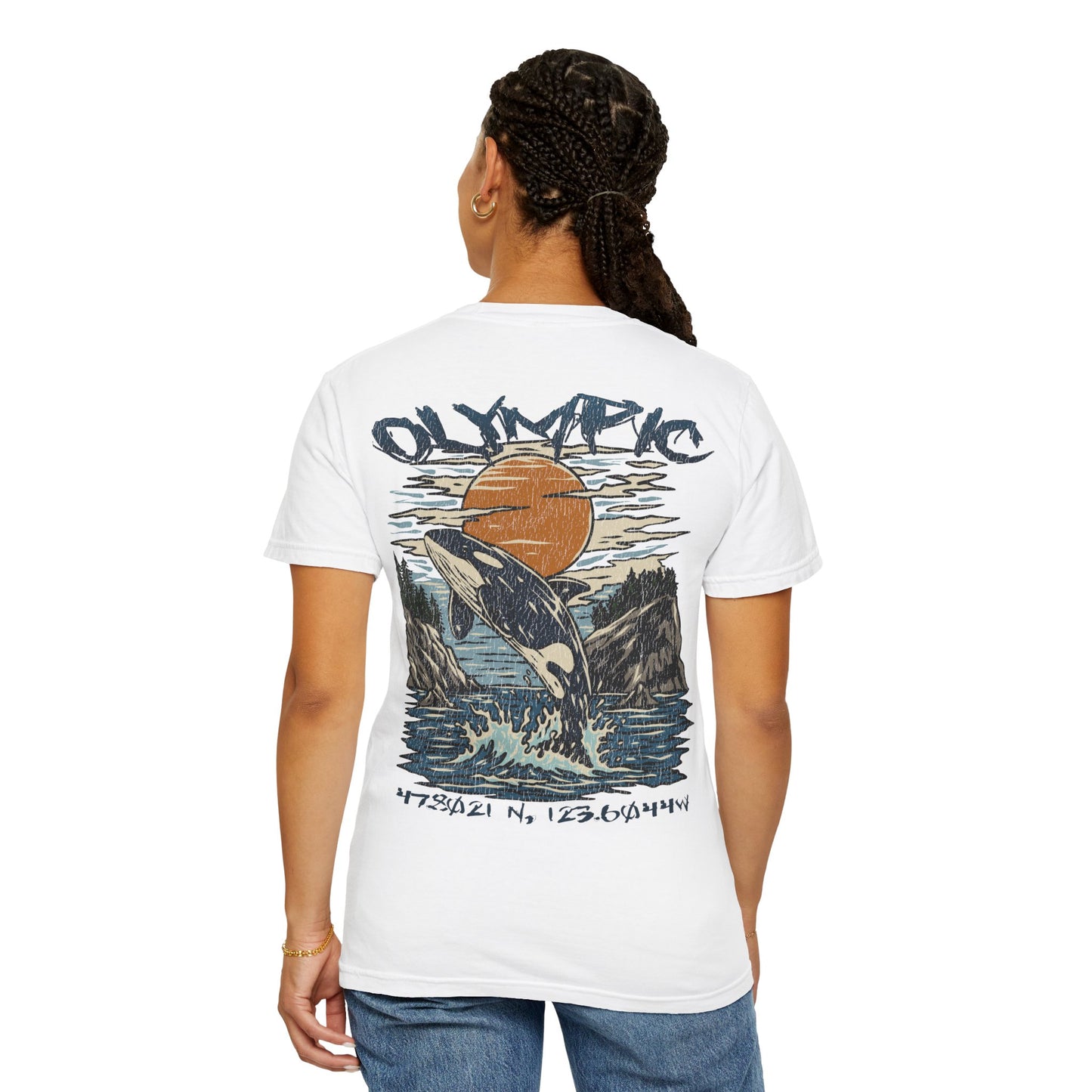 Olympic National Park Coordinates T-Shirt