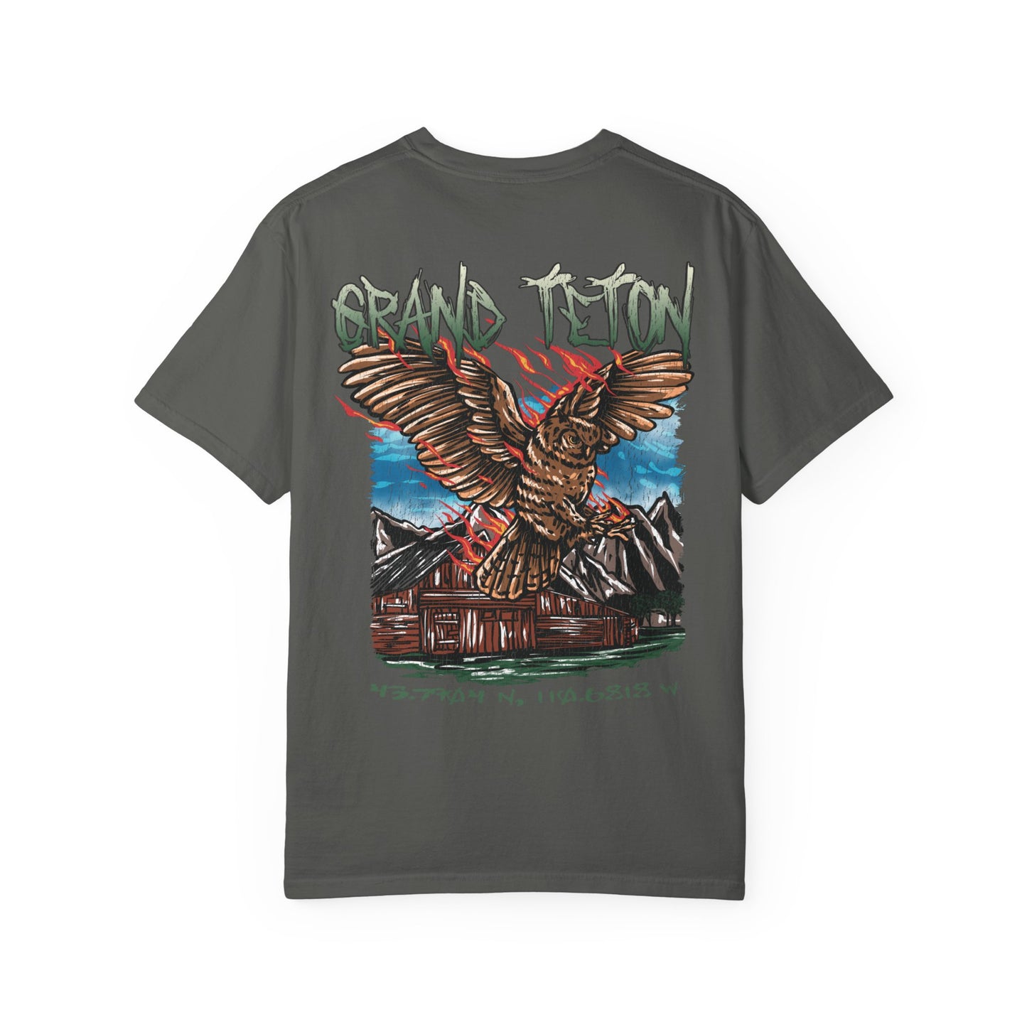 Grand Teton National Park Coordinates T-Shirt