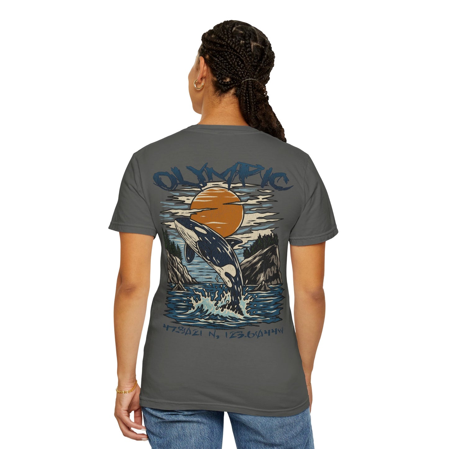 Olympic National Park Coordinates T-Shirt