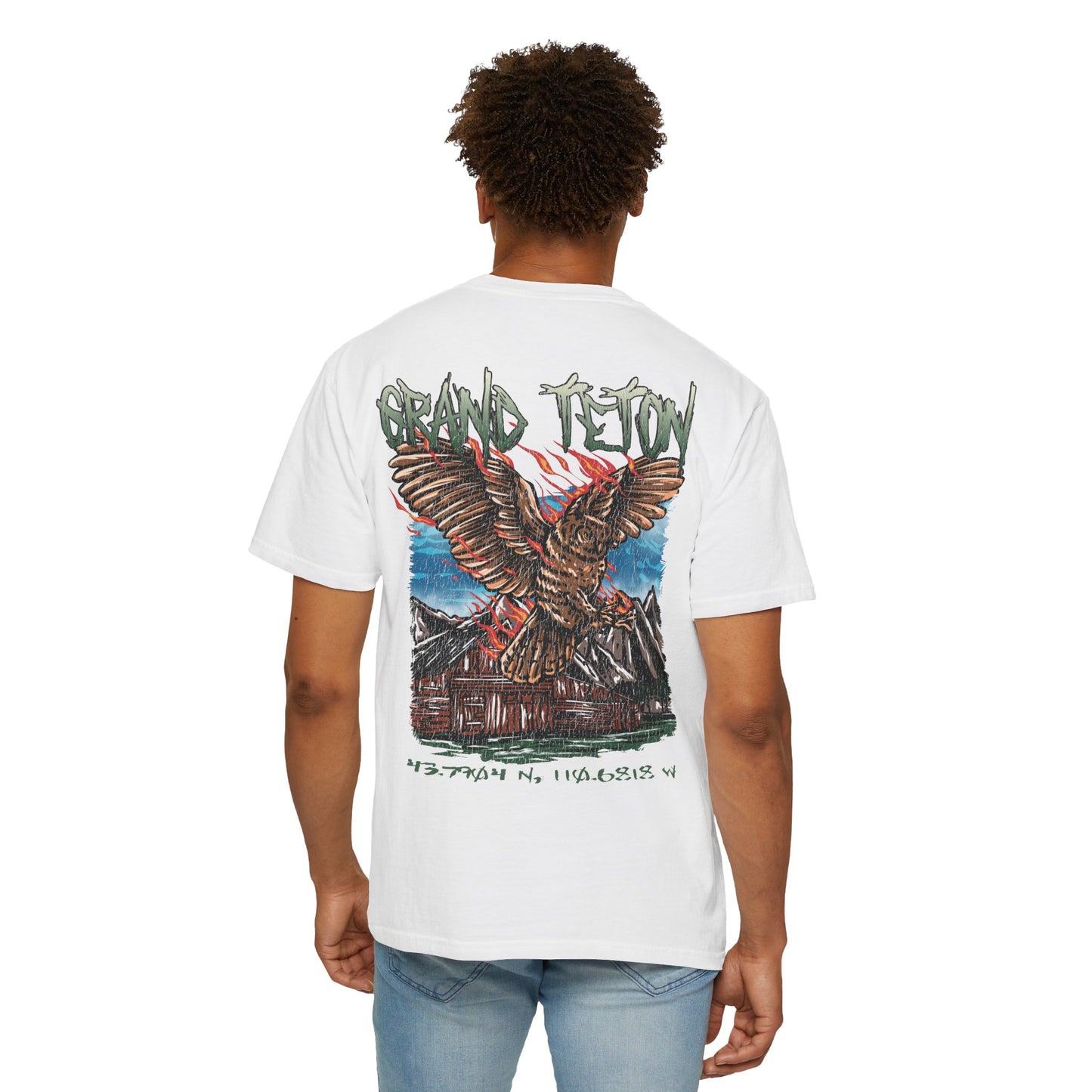 Grand Teton National Park Coordinates T-Shirt