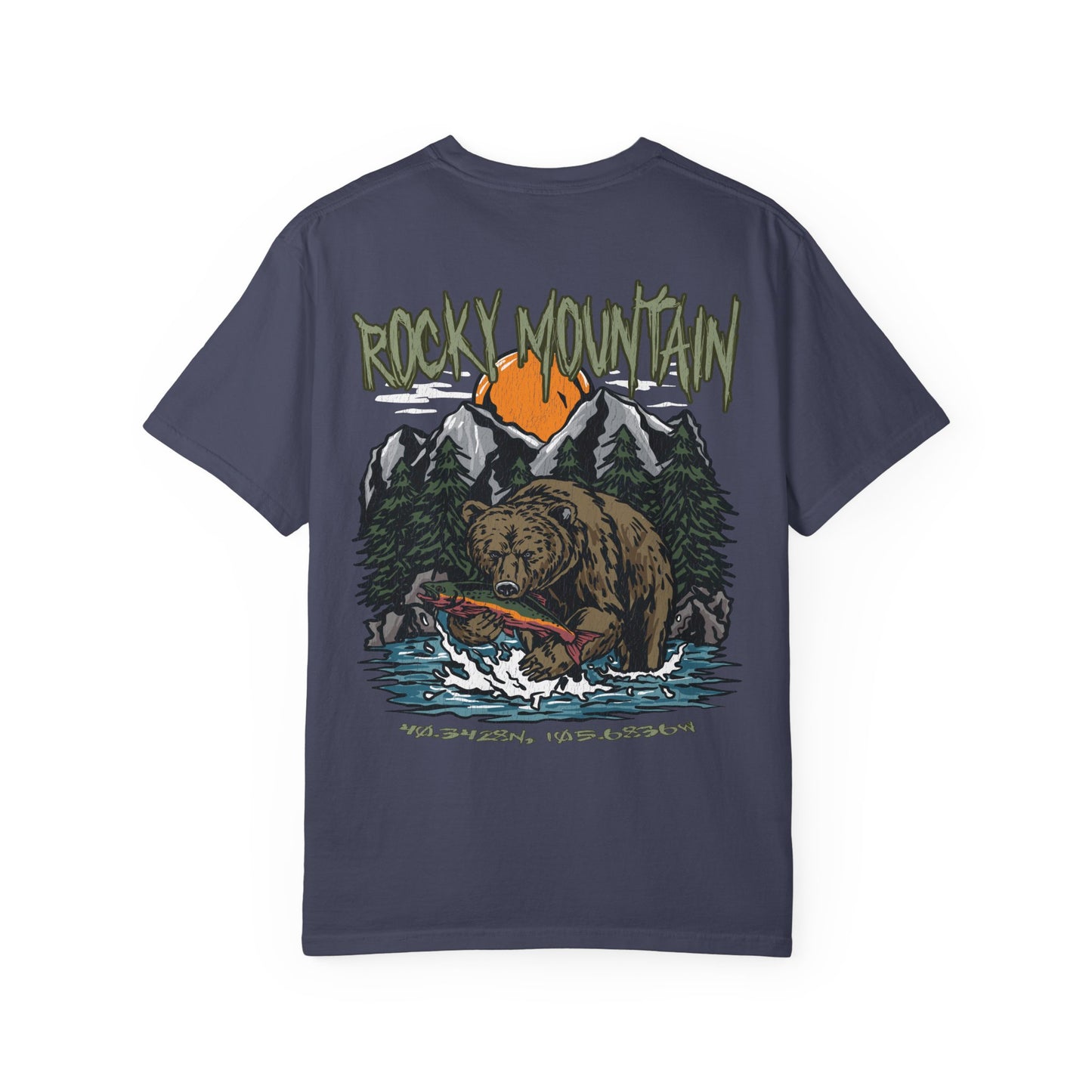 Rocky Mountain National Park Coordinates T-Shirt