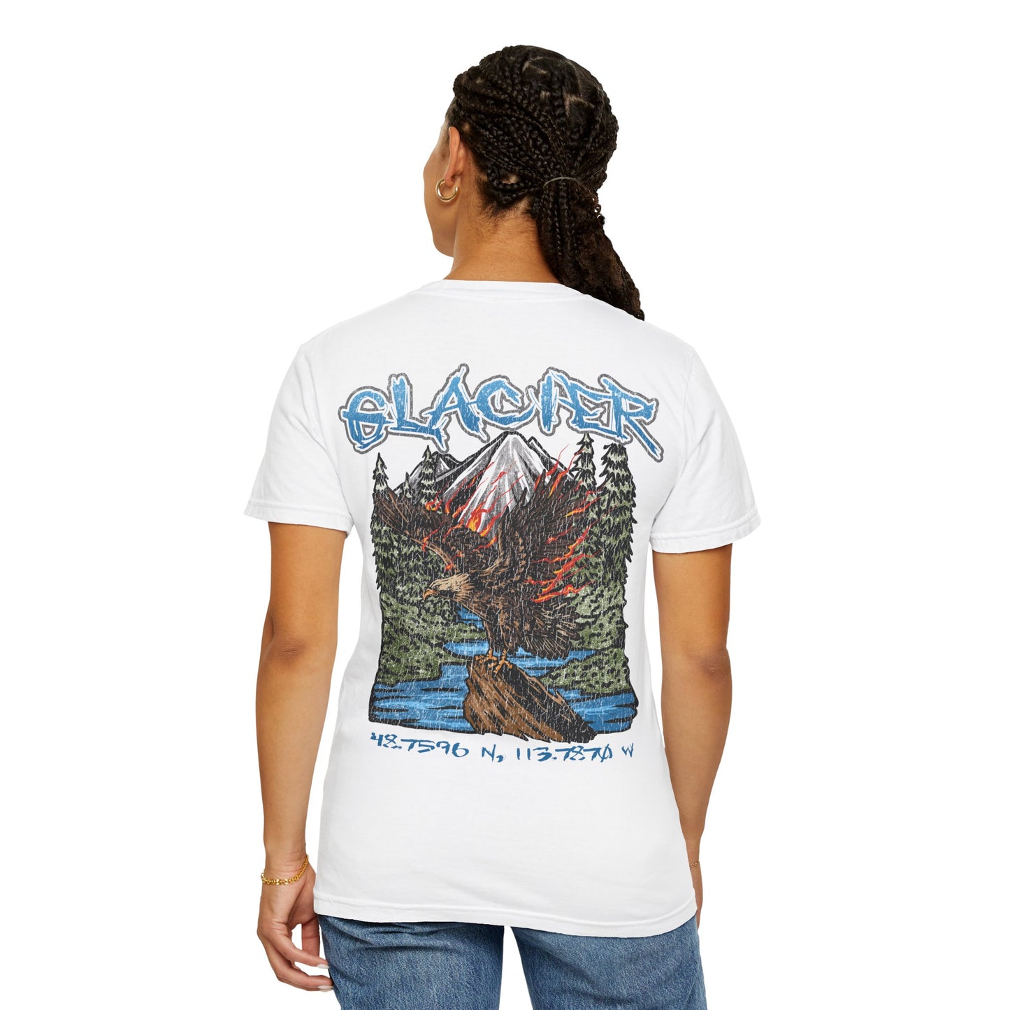 Glacier National Park Tee Coordinates