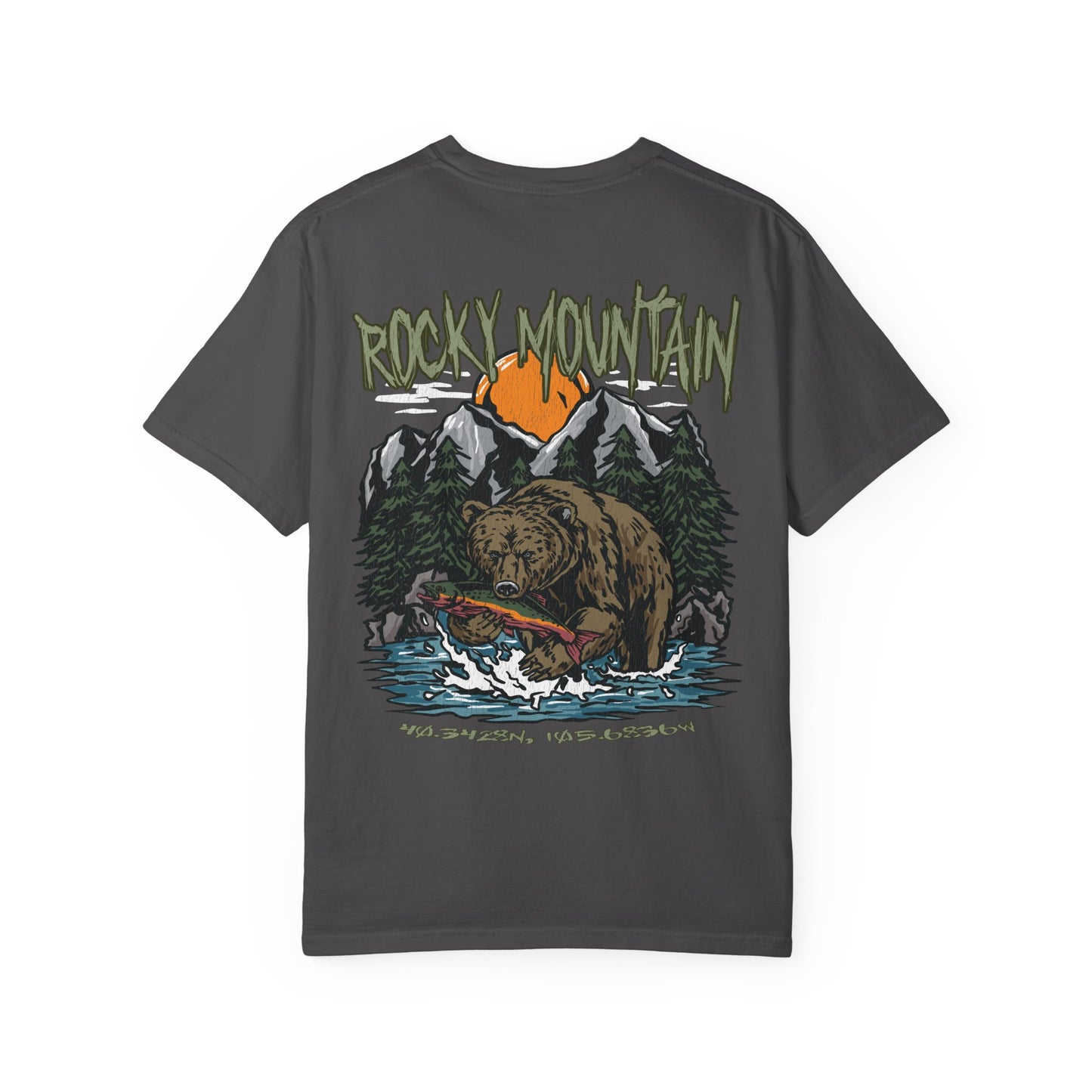 Rocky Mountain National Park Coordinates T-Shirt