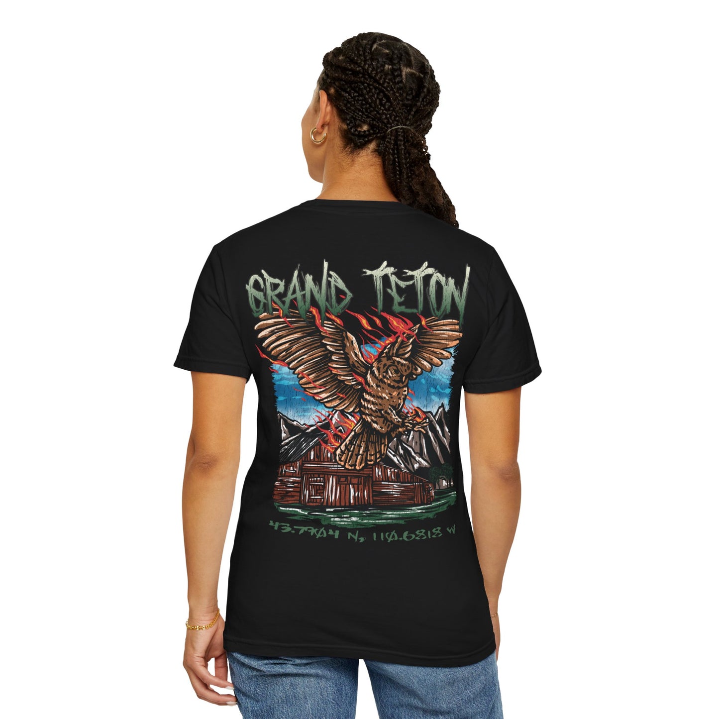 Grand Teton National Park Coordinates T-Shirt