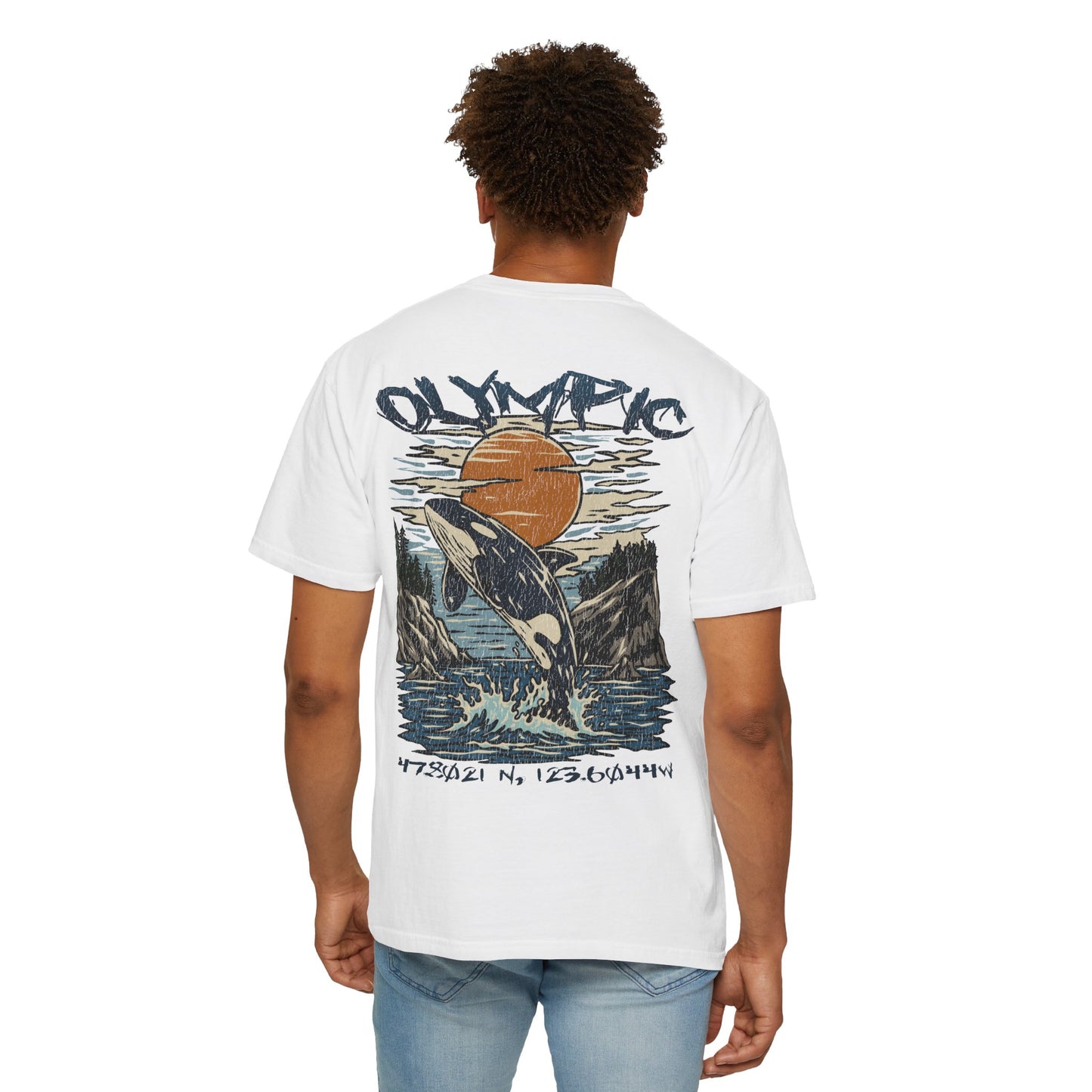 Olympic National Park Coordinates T-Shirt