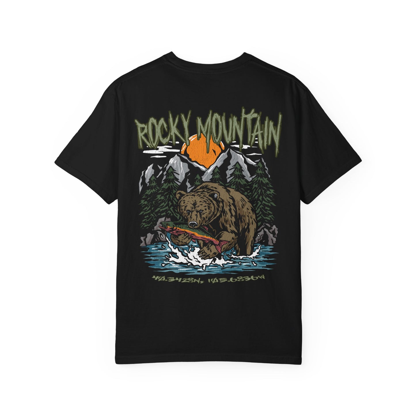 Rocky Mountain National Park Coordinates T-Shirt
