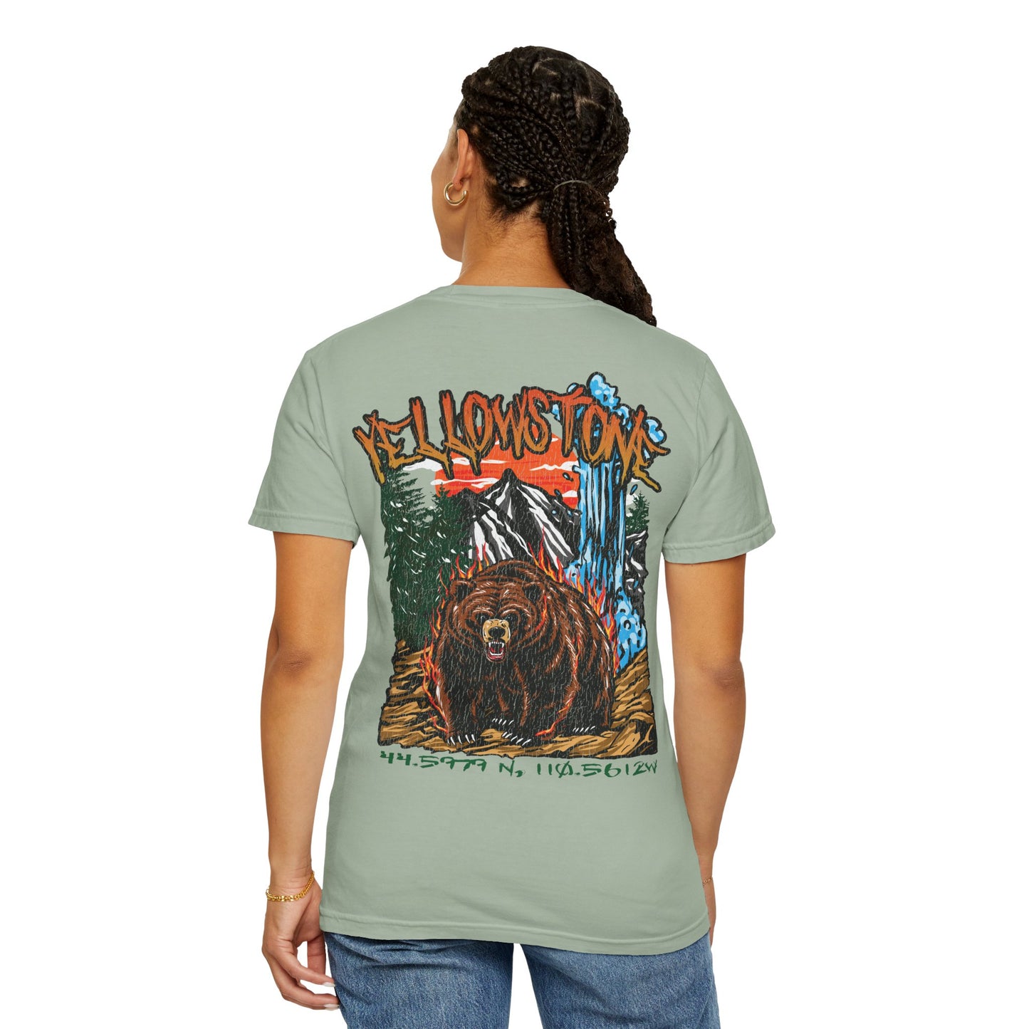 Yellowstone National Park Coordinates T-Shirt