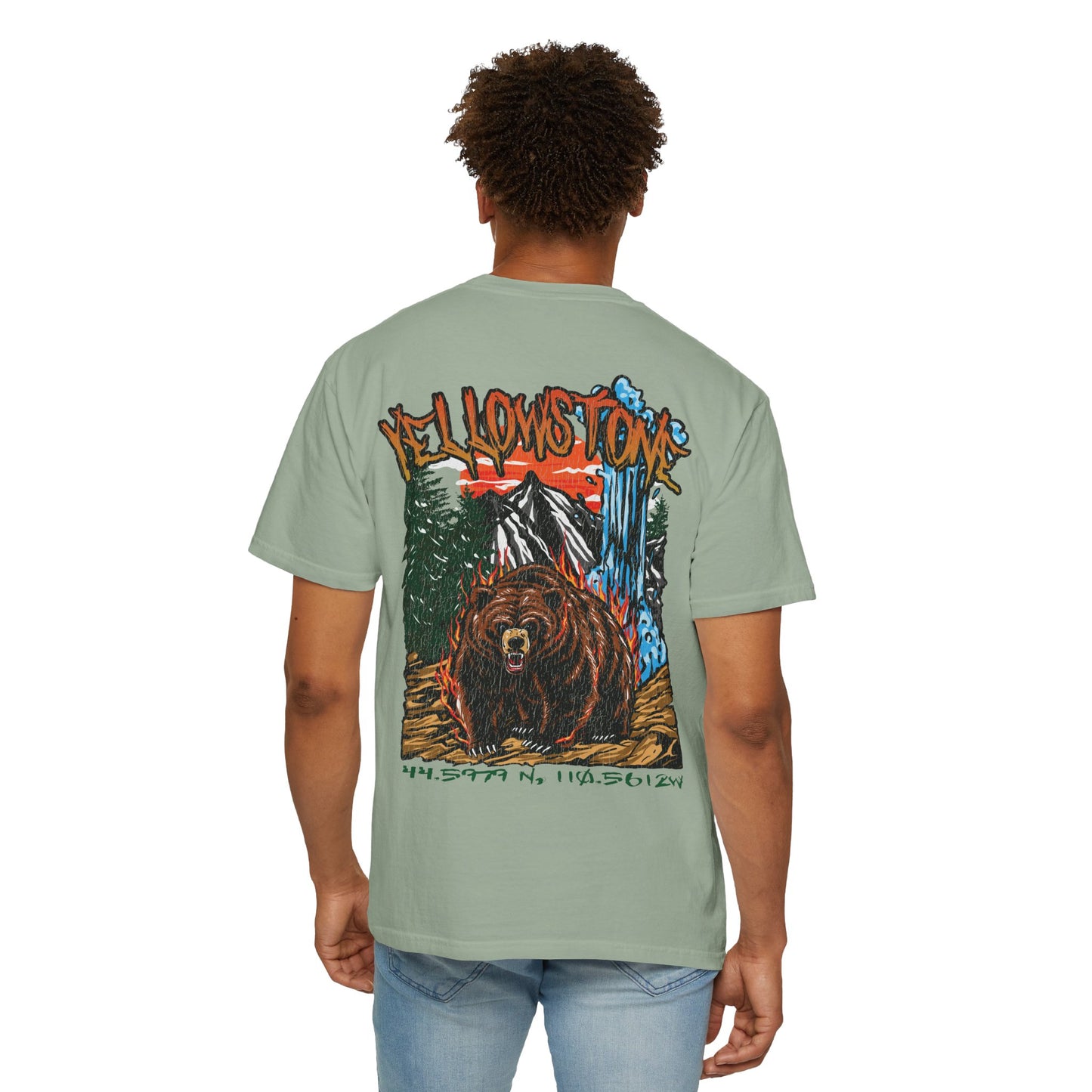 Yellowstone National Park Coordinates T-Shirt