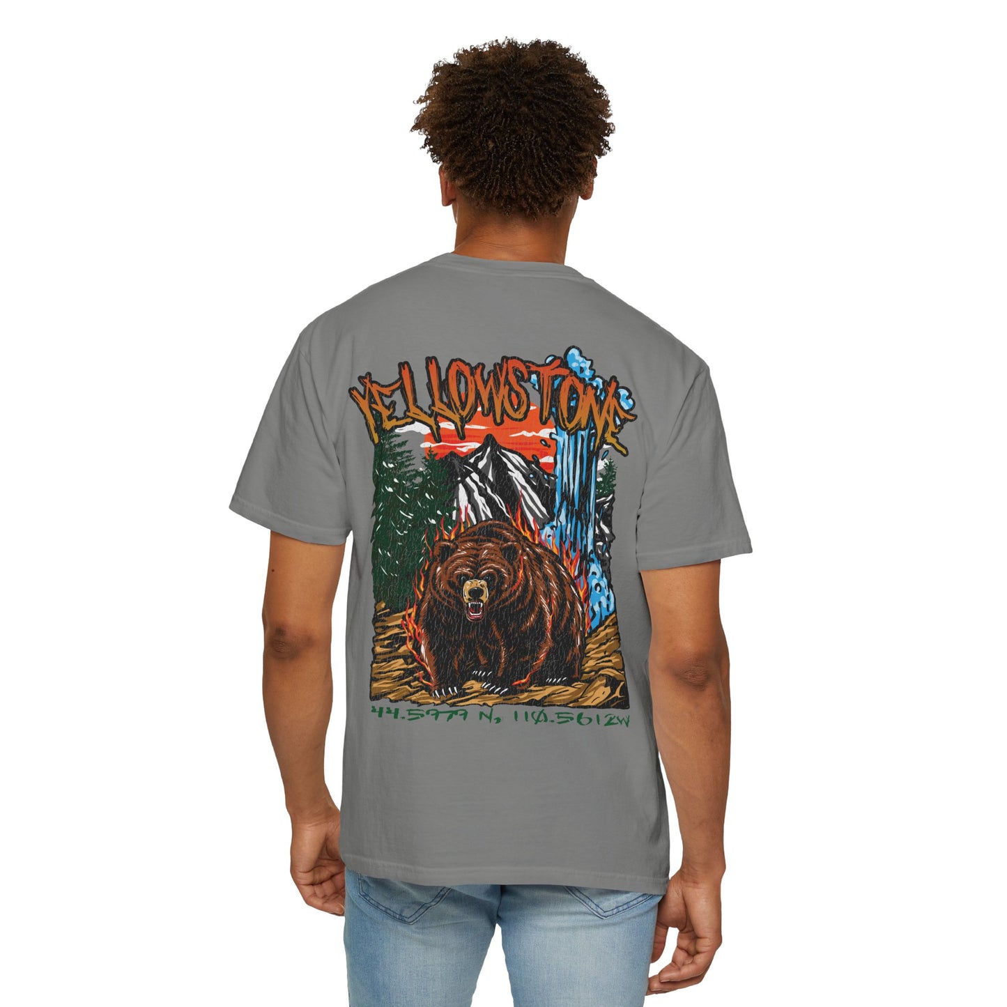 Yellowstone National Park Tee Coordinates