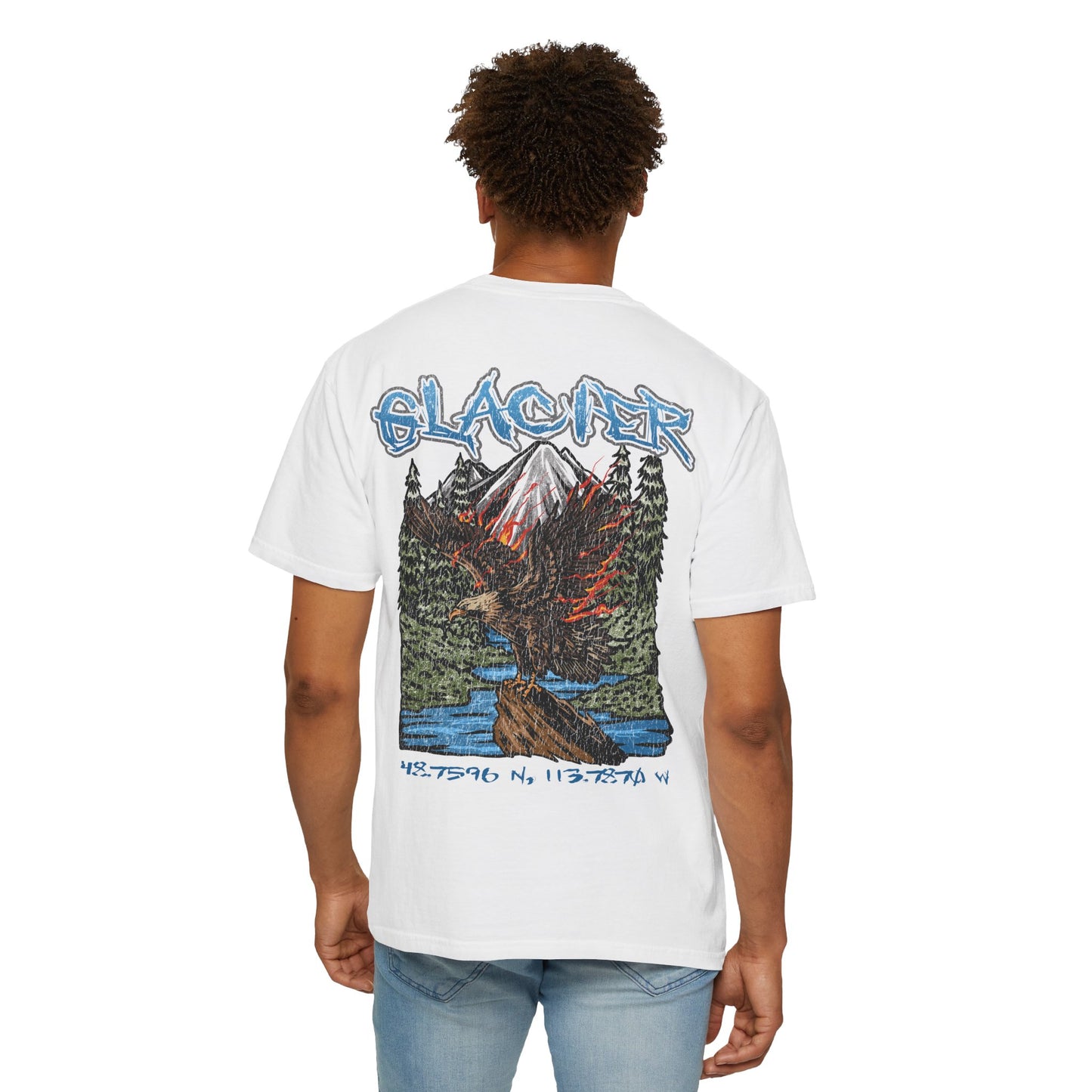Glacier National Park Tee Coordinates