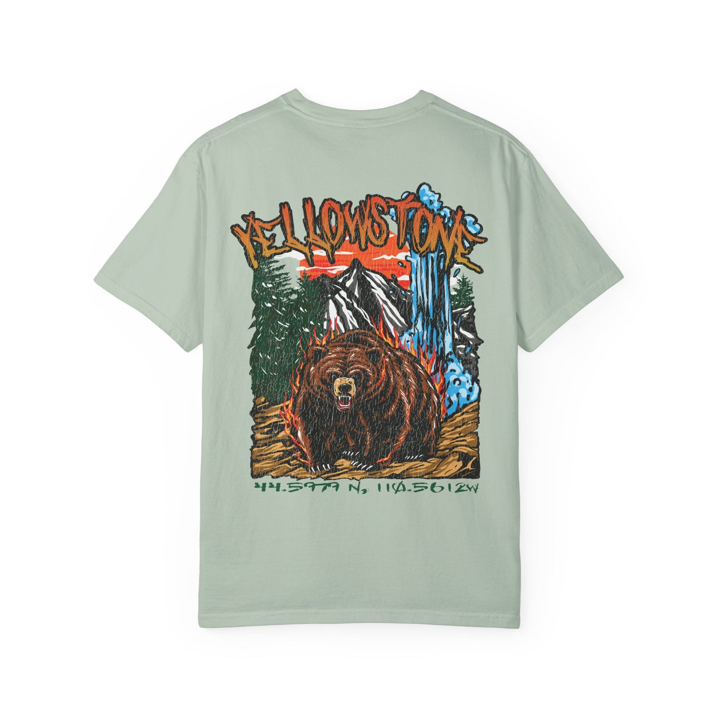 Yellowstone National Park Tee Coordinates