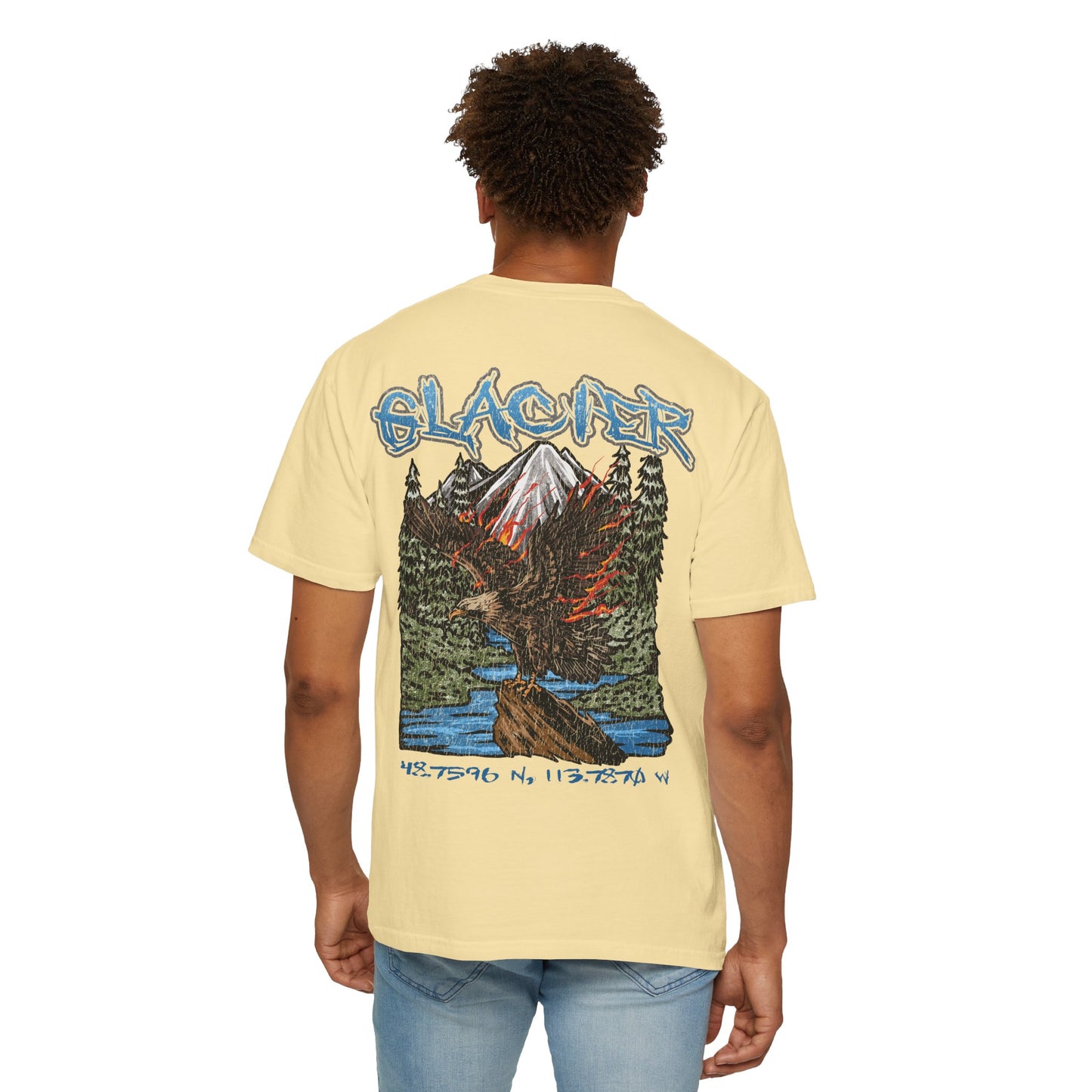Glacier National Park Tee Coordinates