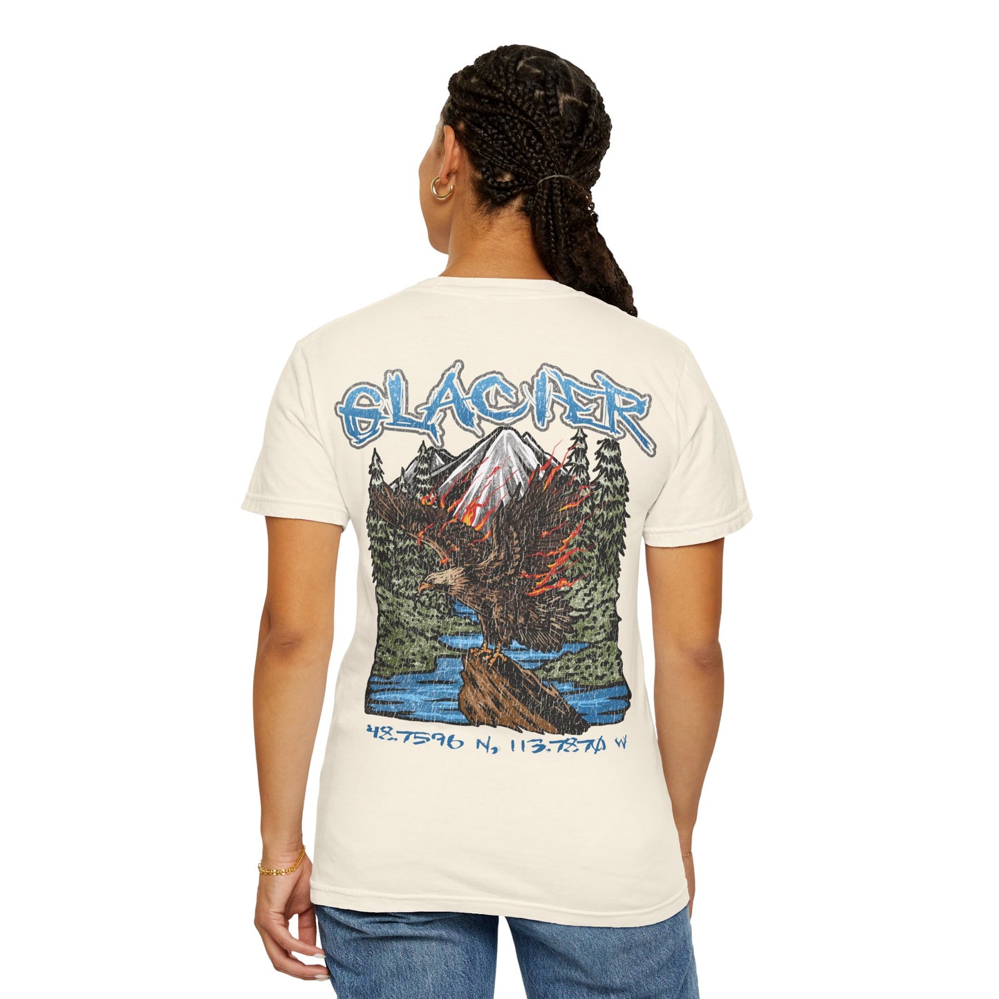 Glacier National Park Tee Coordinates