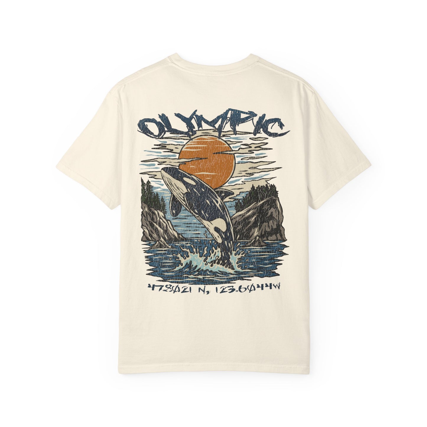 Olympic National Park Coordinates T-Shirt
