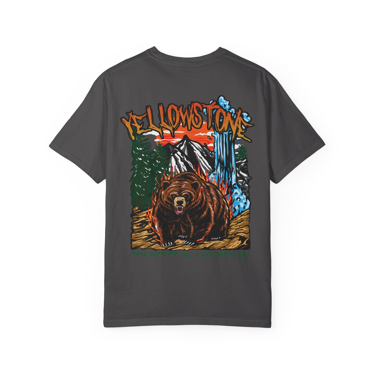 Yellowstone National Park Coordinates T-Shirt