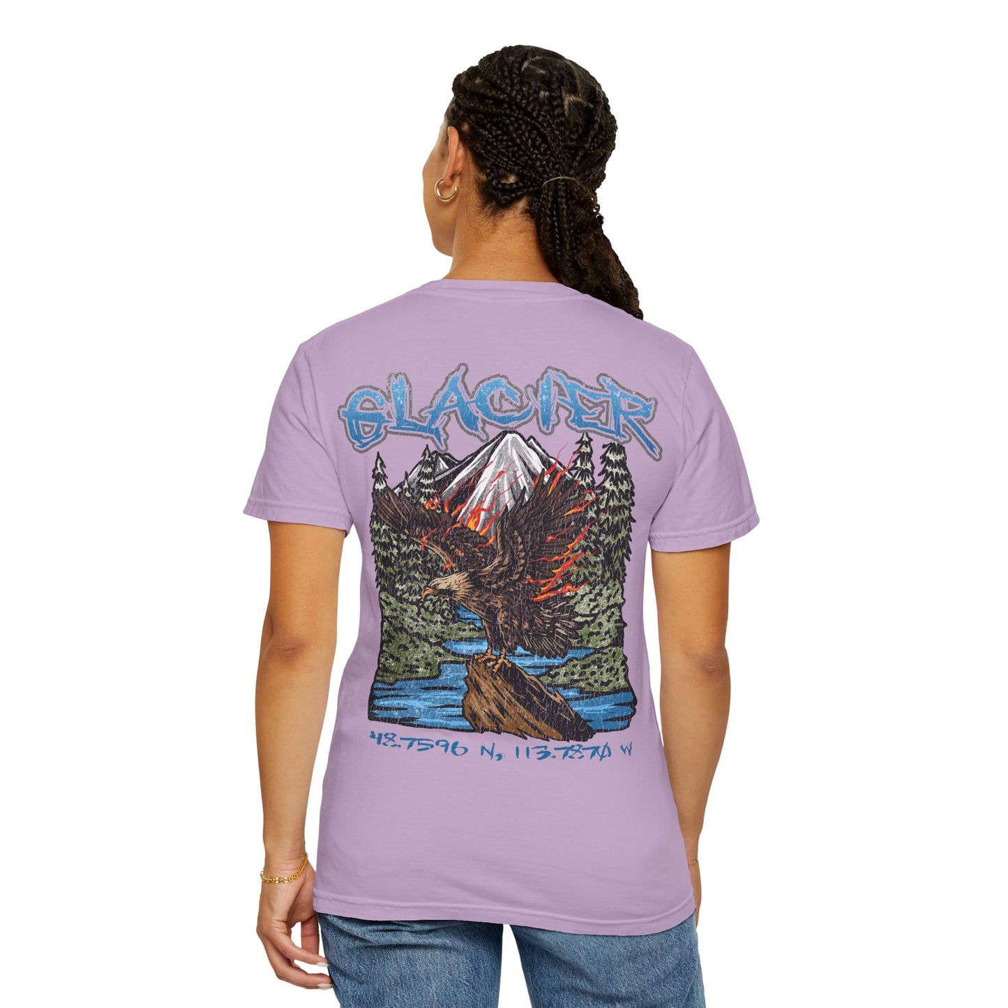 Glacier National Park Tee Coordinates