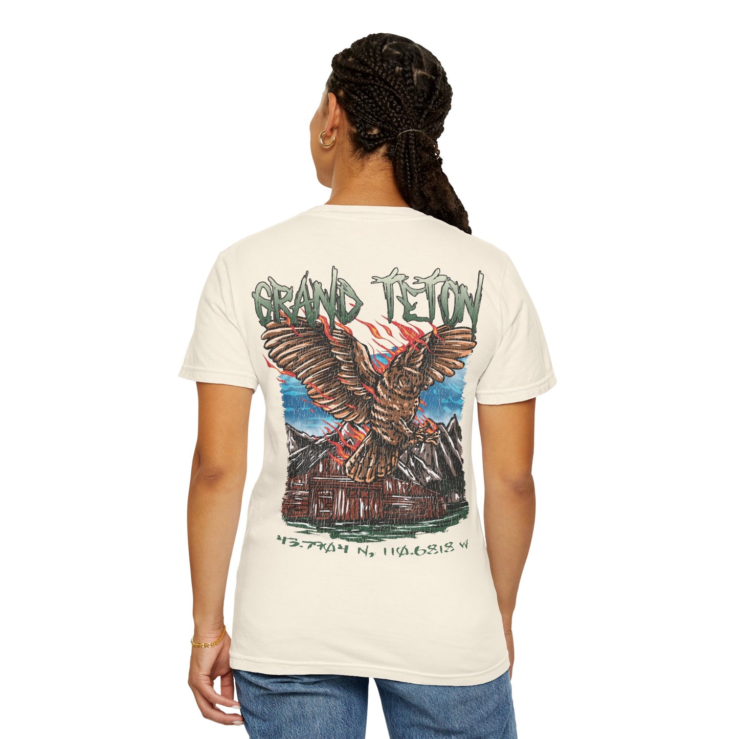 Grand Teton National Park Coordinates T-Shirt