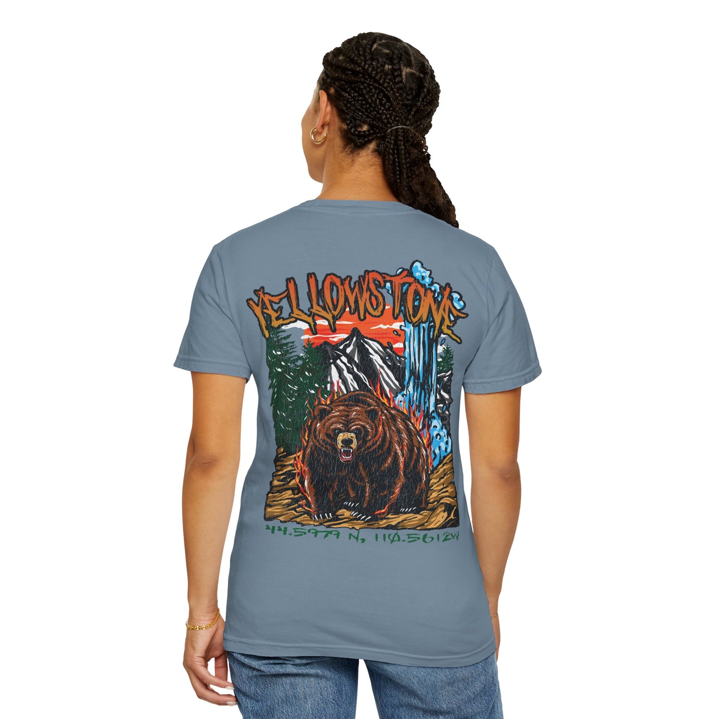 Yellowstone National Park Tee Coordinates