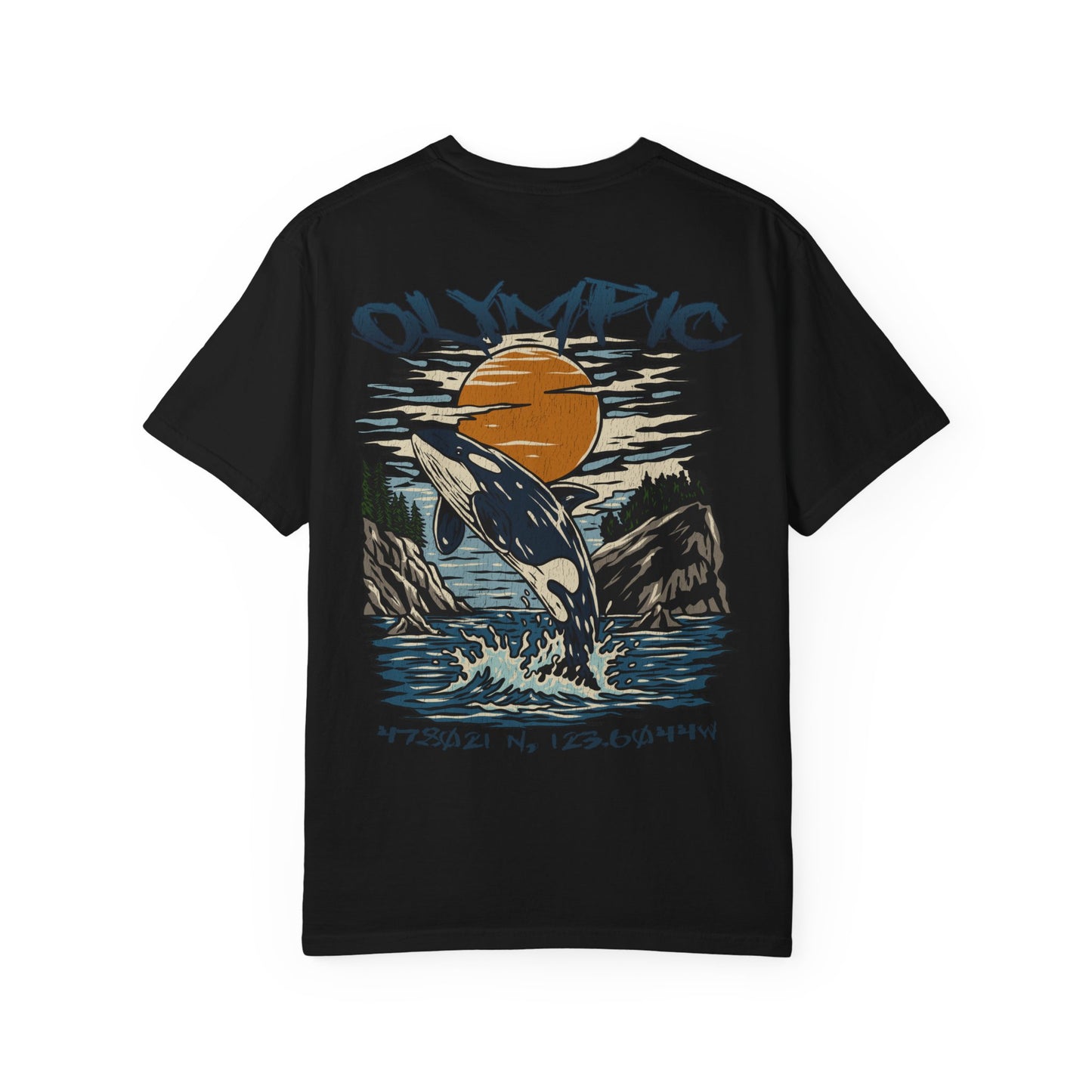 Olympic National Park Coordinates T-Shirt
