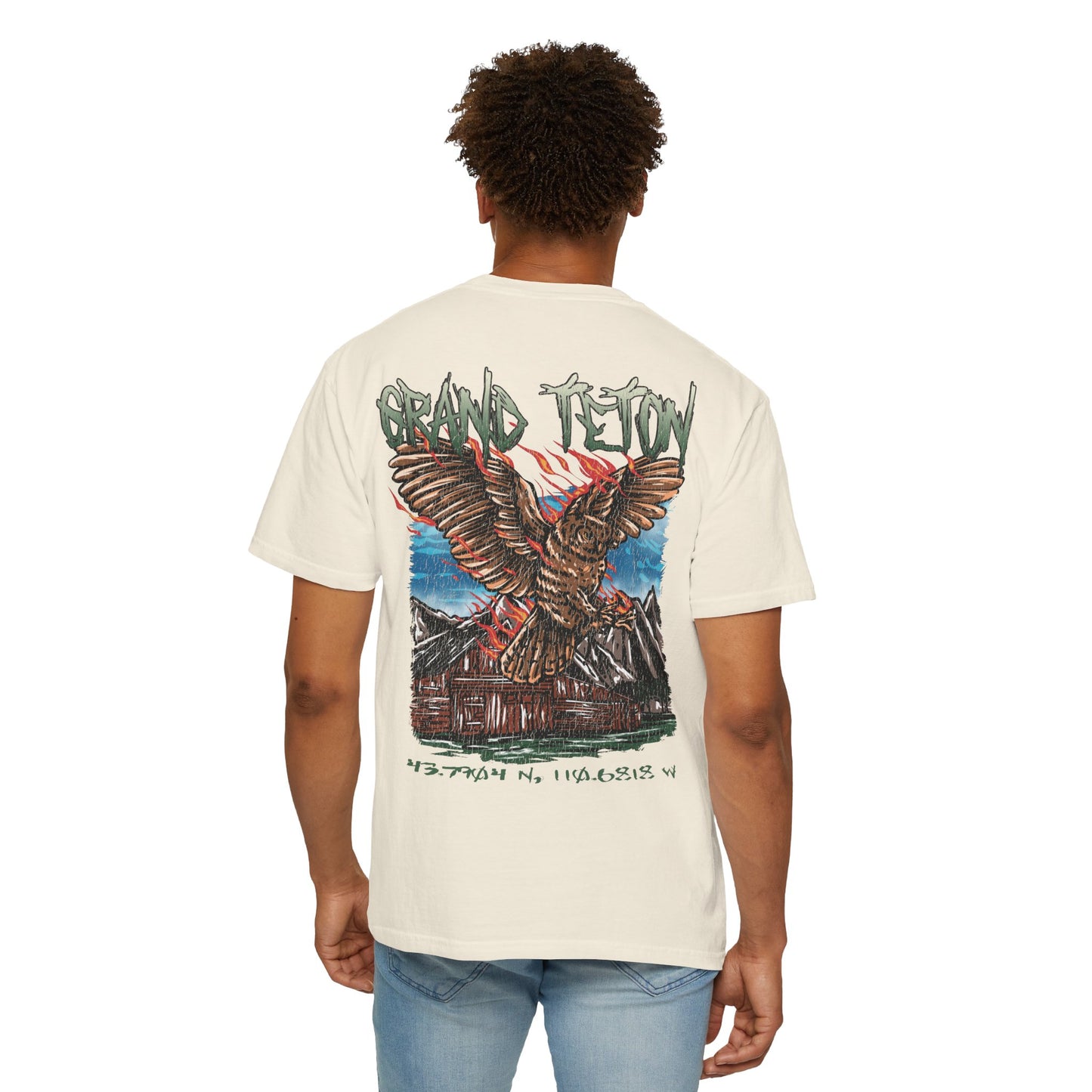 Grand Teton National Park Coordinates T-Shirt