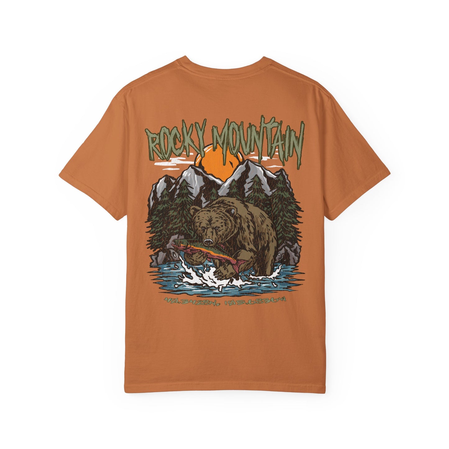 Rocky Mountain National Park Coordinates T-Shirt