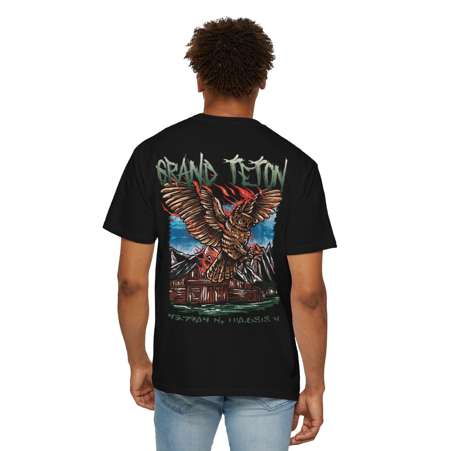 Grand Teton National Park Coordinates T-Shirt