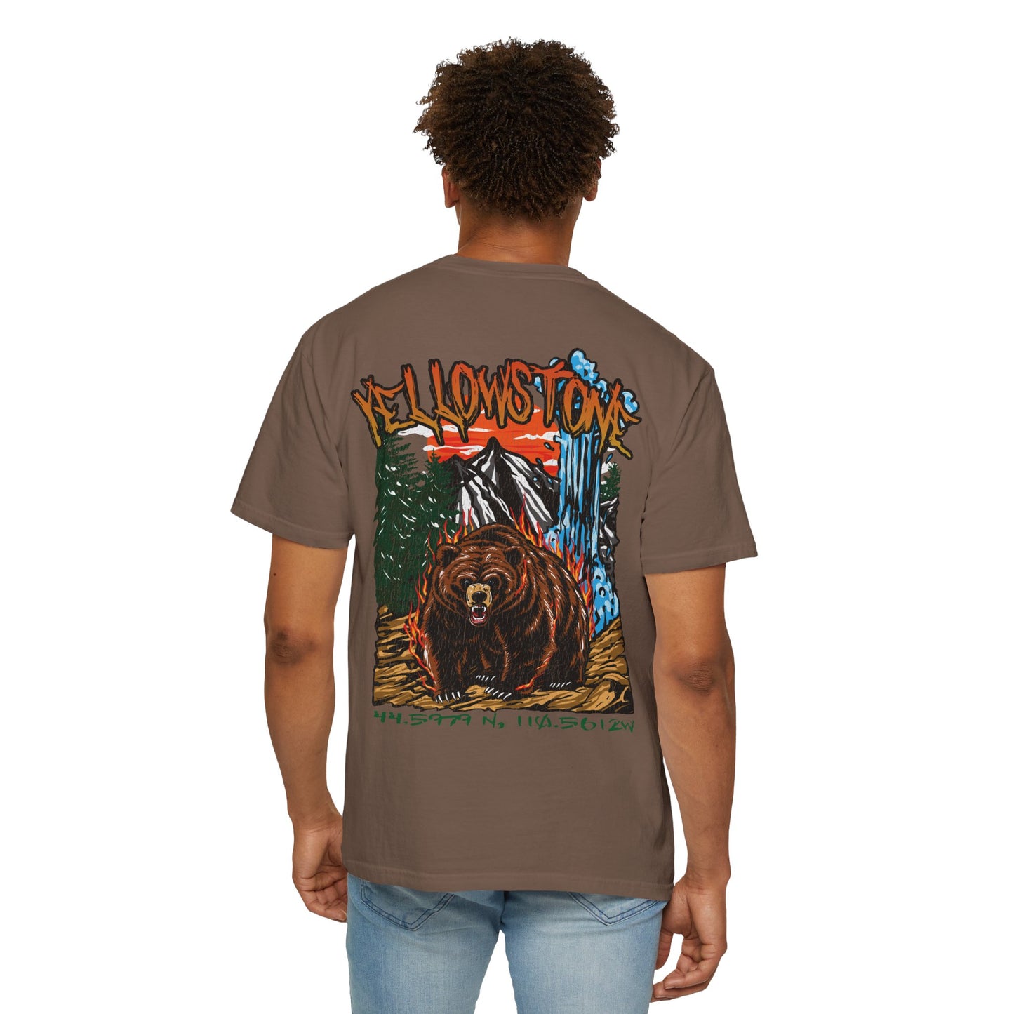 Yellowstone National Park Tee Coordinates