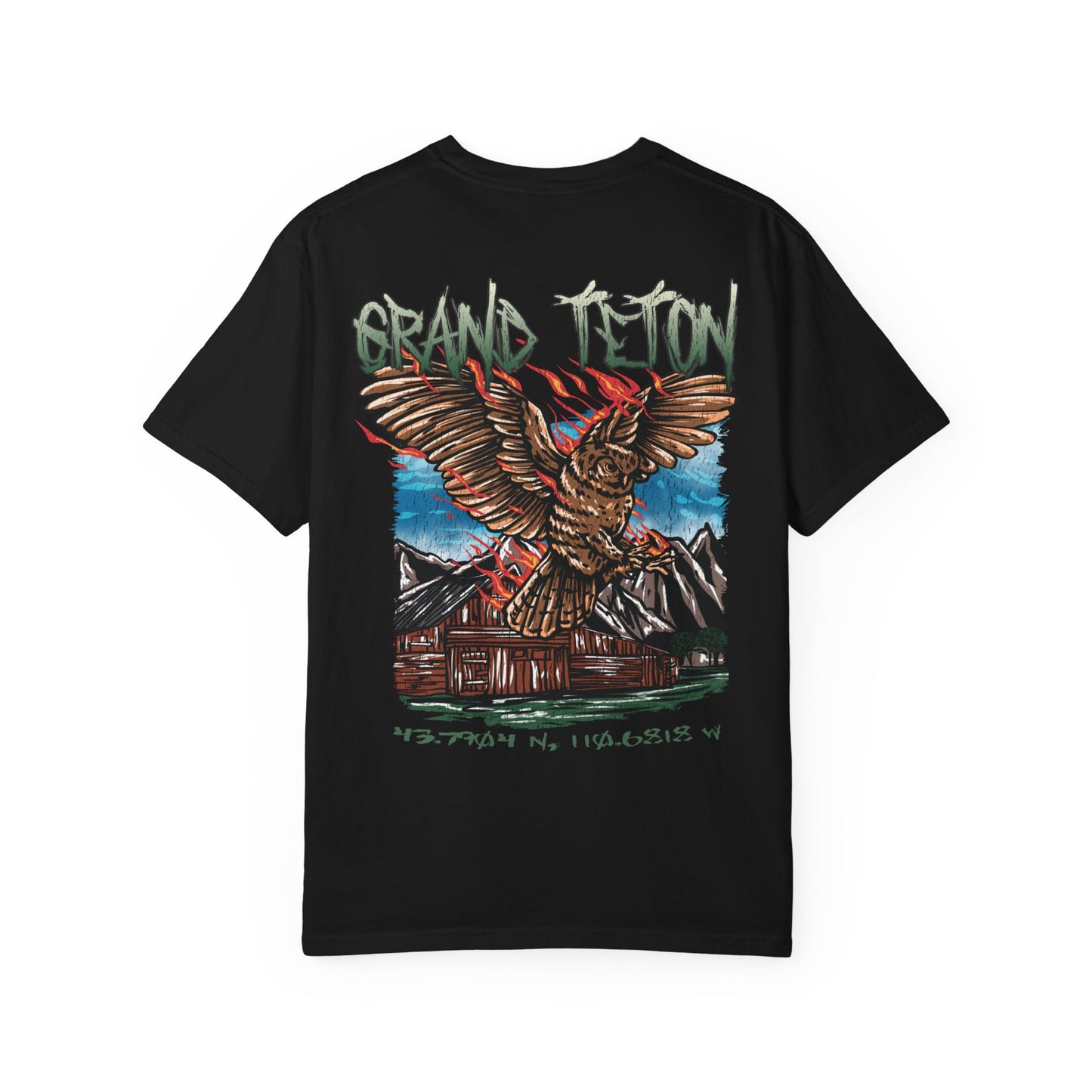 Grand Teton National Park Coordinates T-Shirt