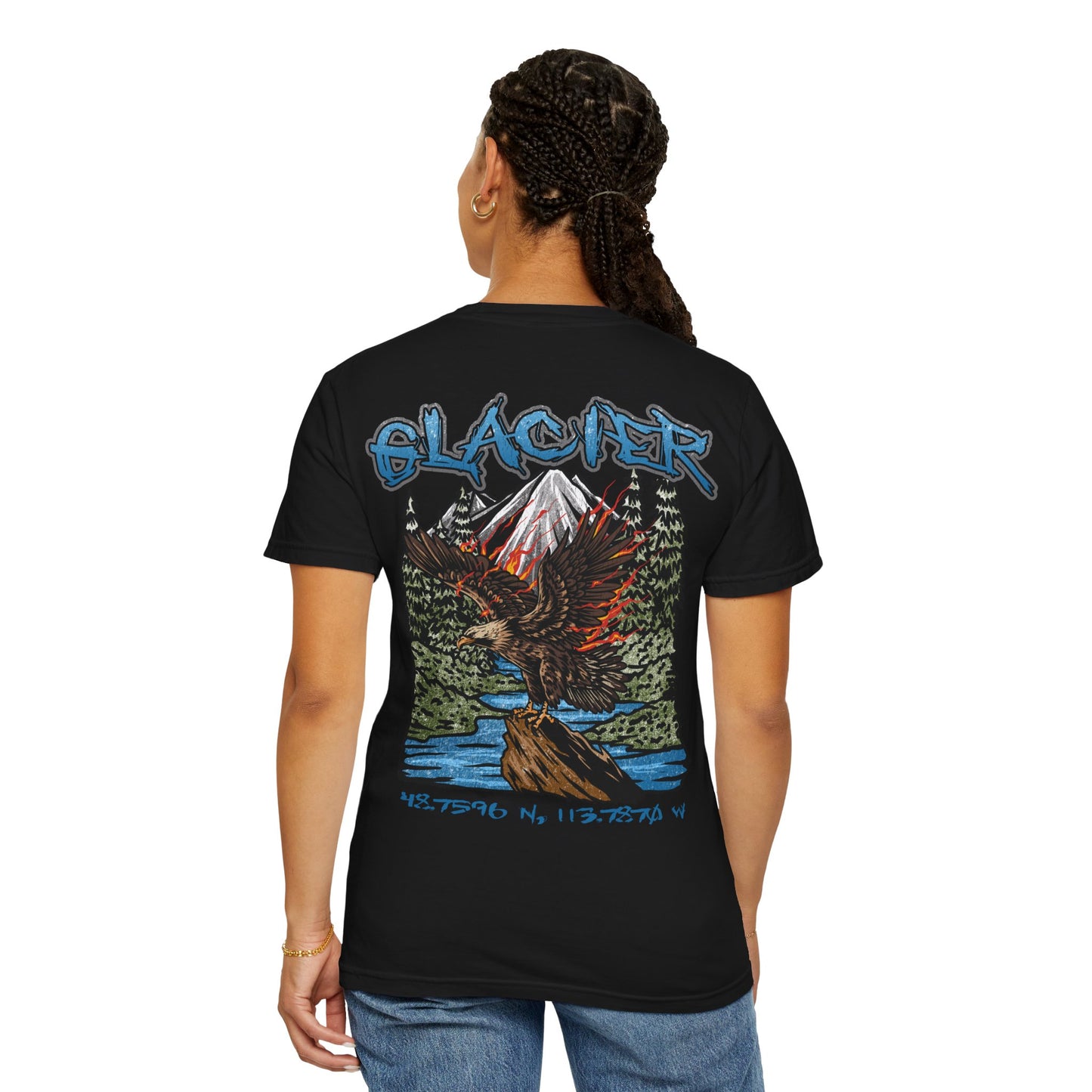 Glacier National Park Tee Coordinates