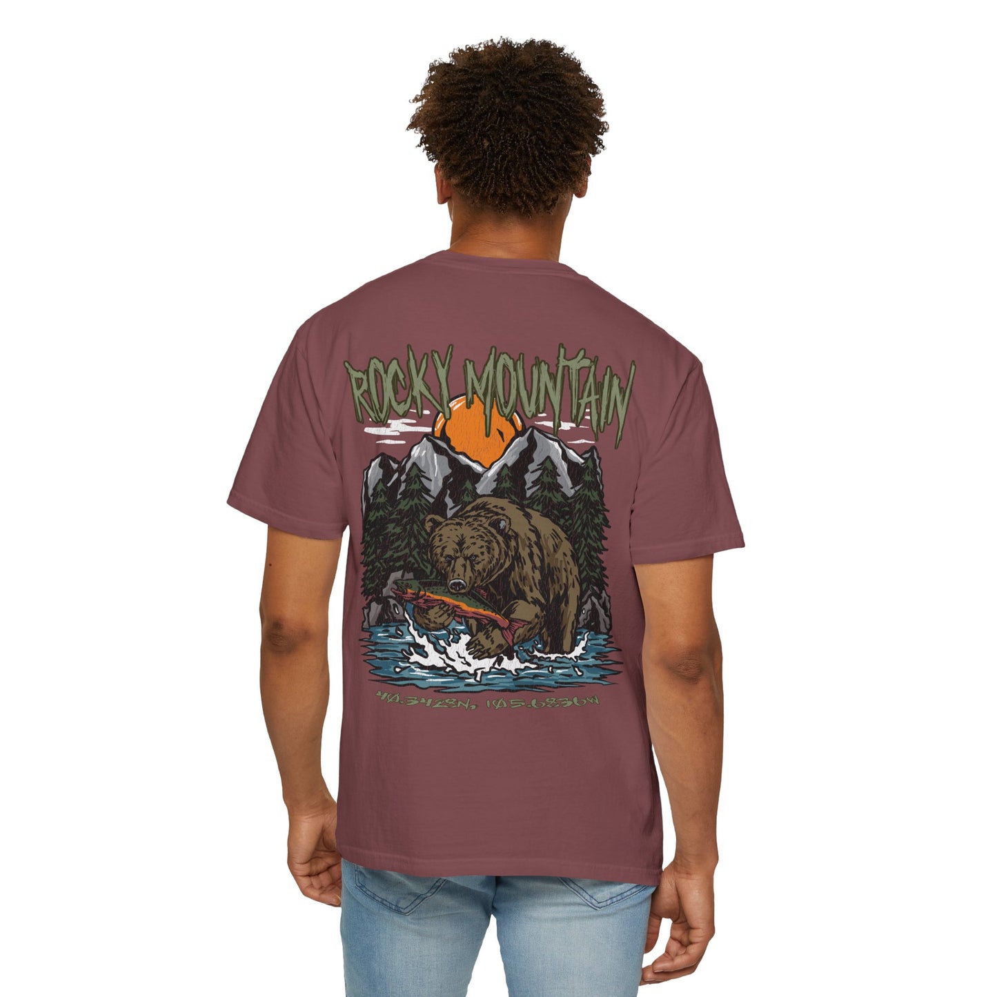 Rocky Mountain National Park Coordinates T-Shirt