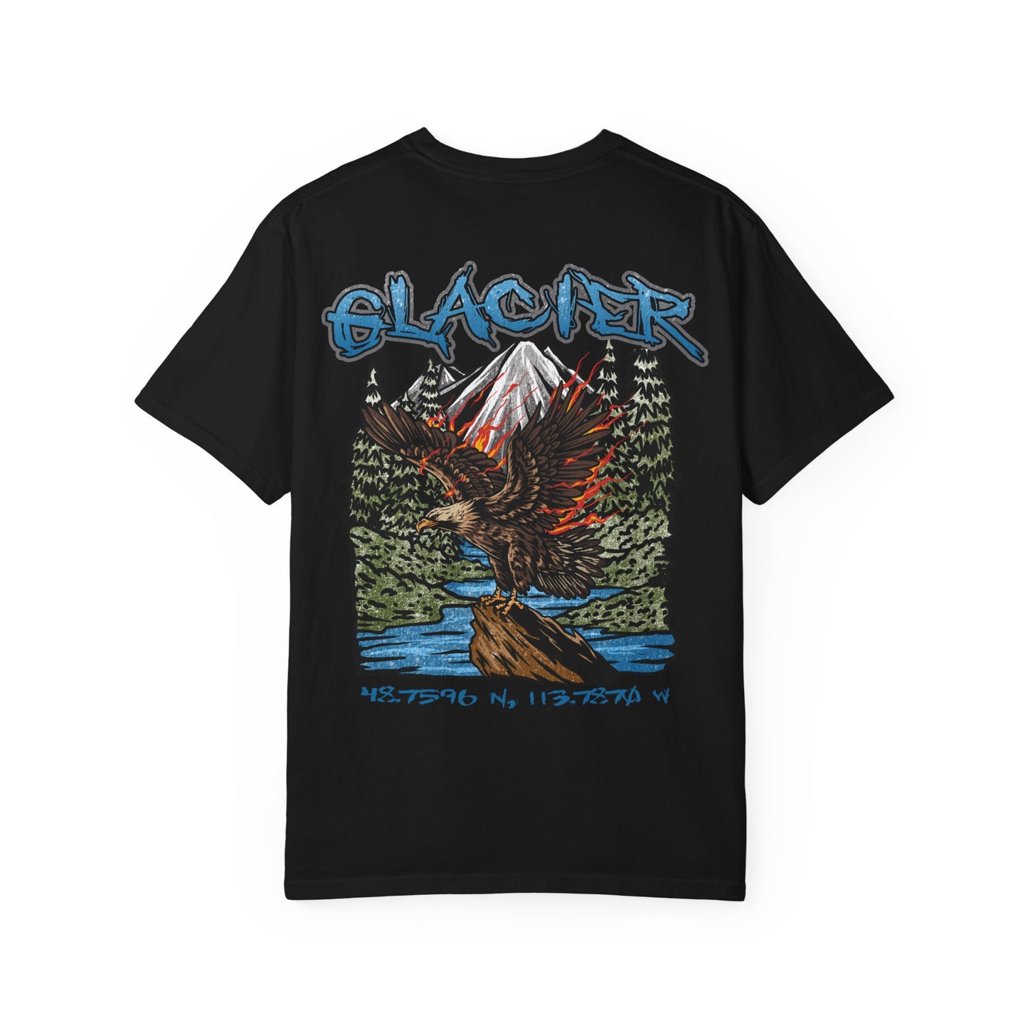 Glacier National Park Tee Coordinates