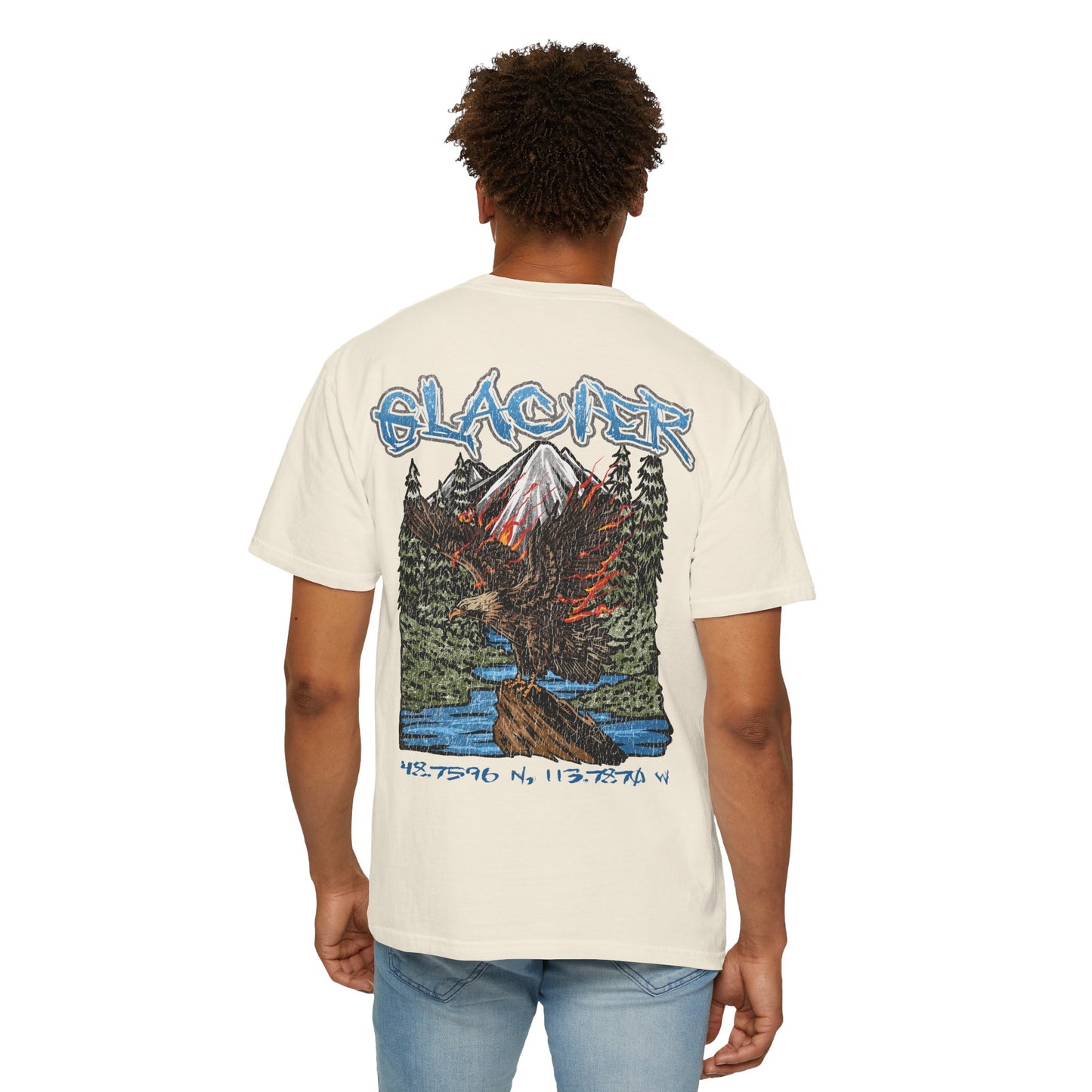 Glacier National Park Tee Coordinates
