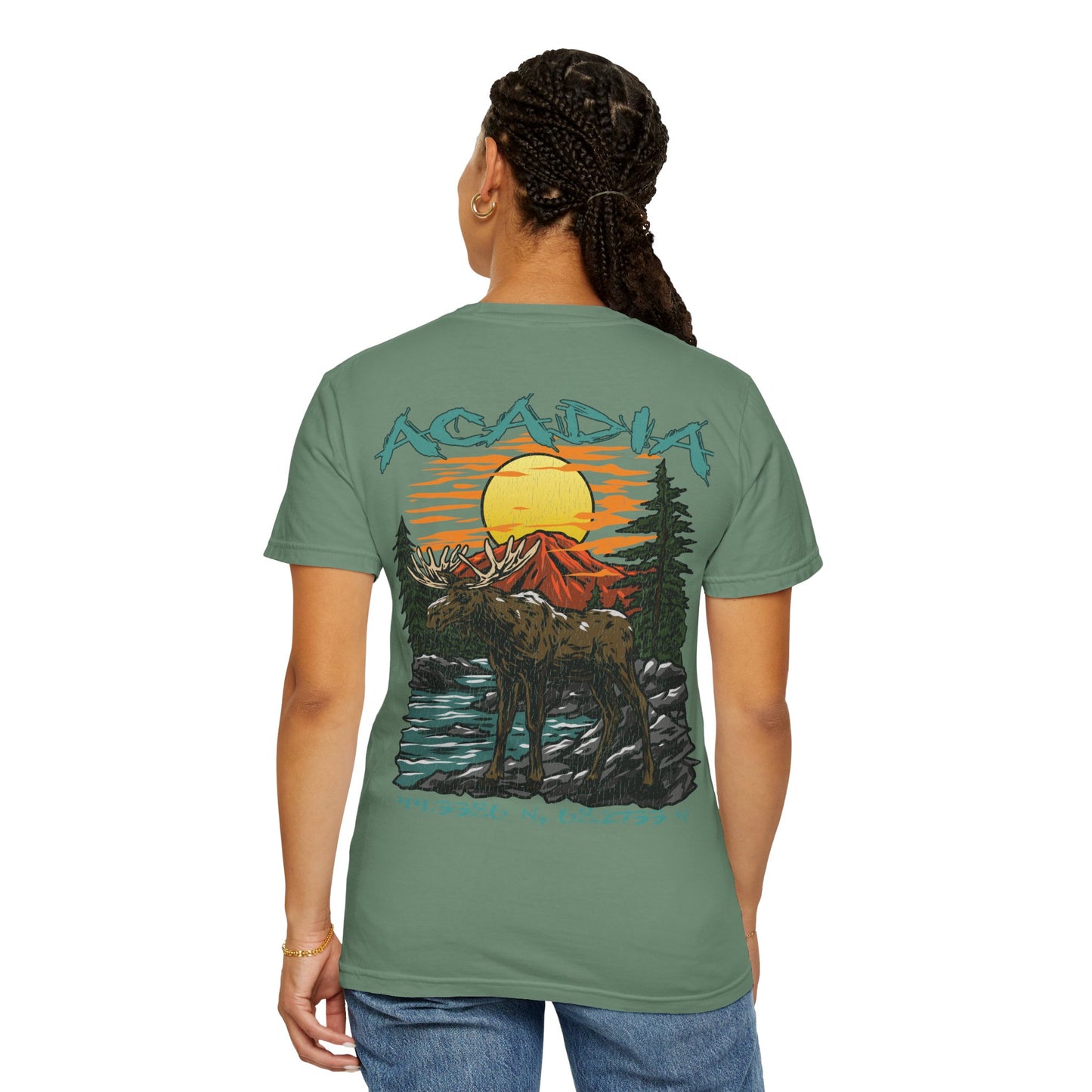 Acadia National Park Coordinates T-Shirt